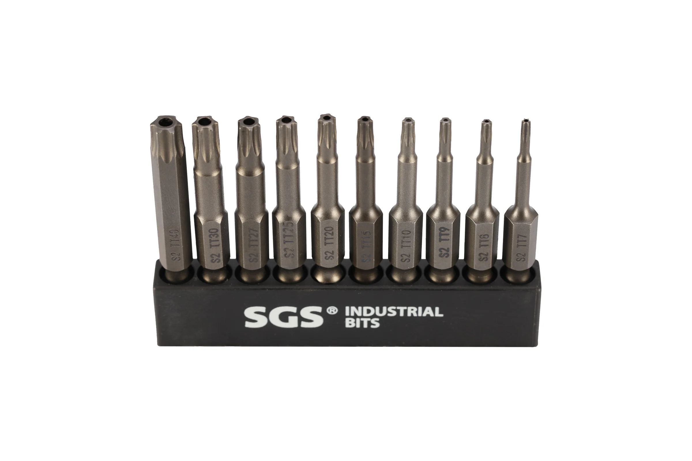 Набор бит SGS TORX с отверстием S2 50мм 10шт 6350-10TTC SGS6350-10TTC
