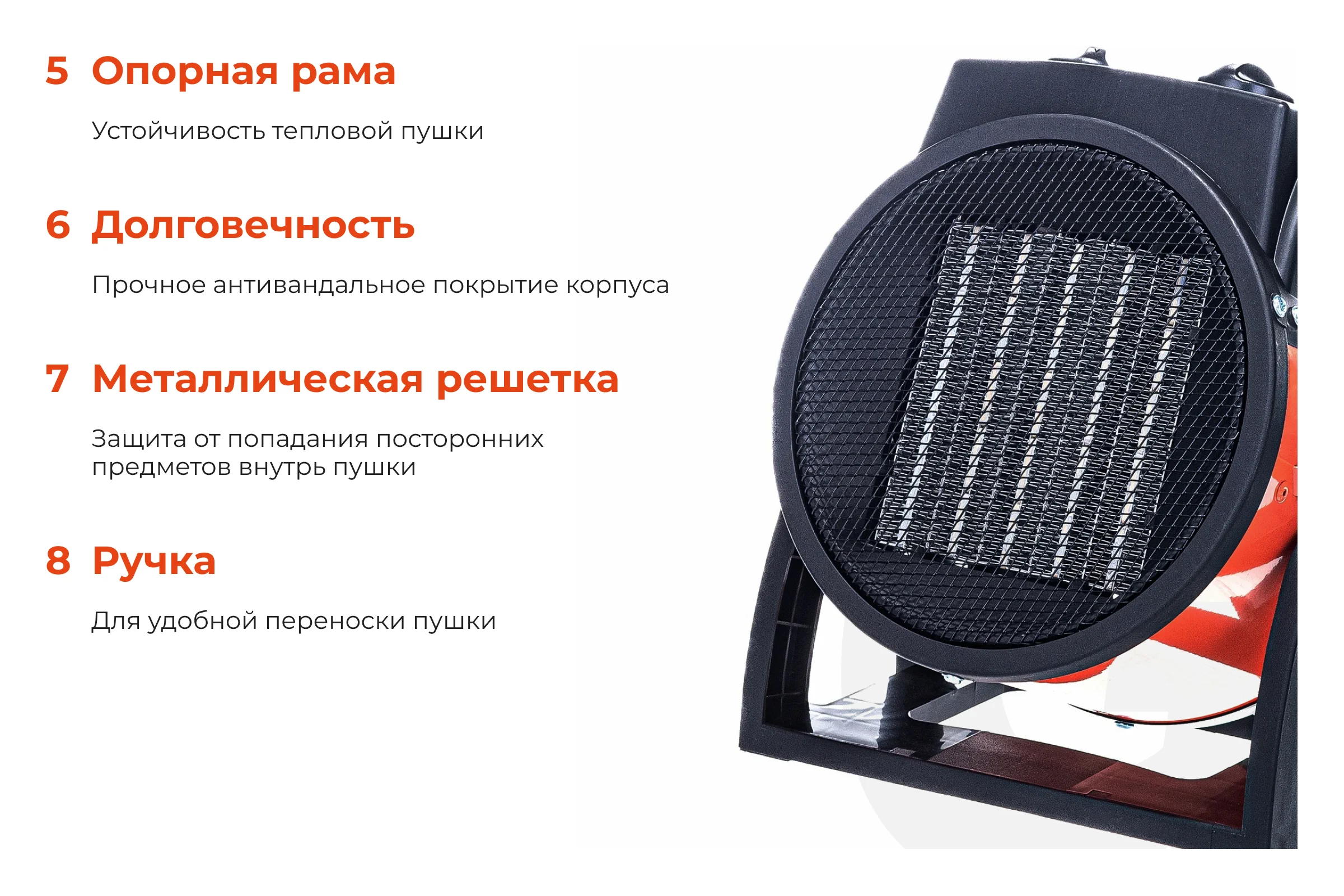 Электрическая тепловая пушка Gigant 3 кВт EHC 3