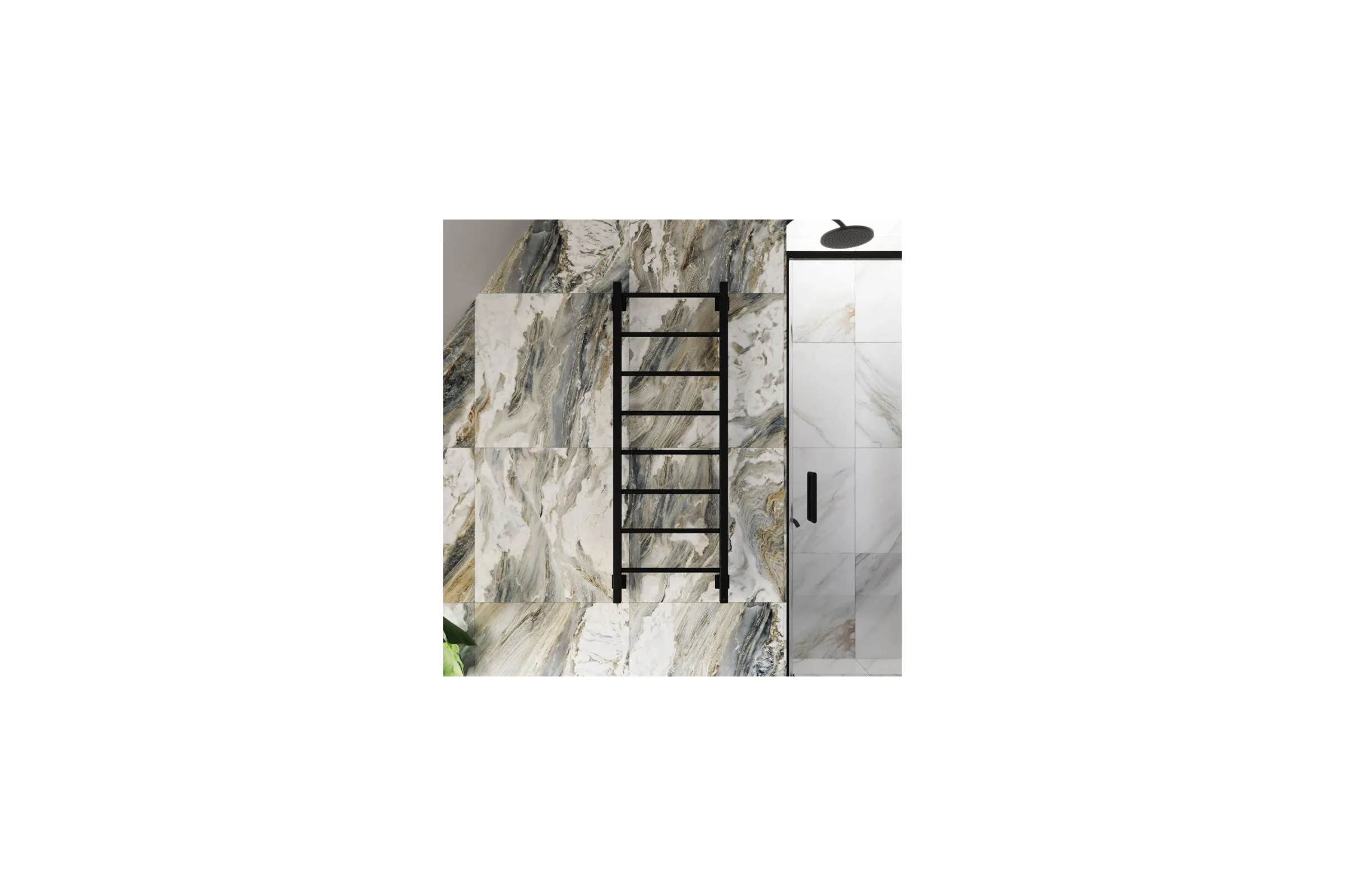 Электрический полотенцесушитель GROTA Simple K 430x1200 черный Simple K 430х1200 RAL9005 EL