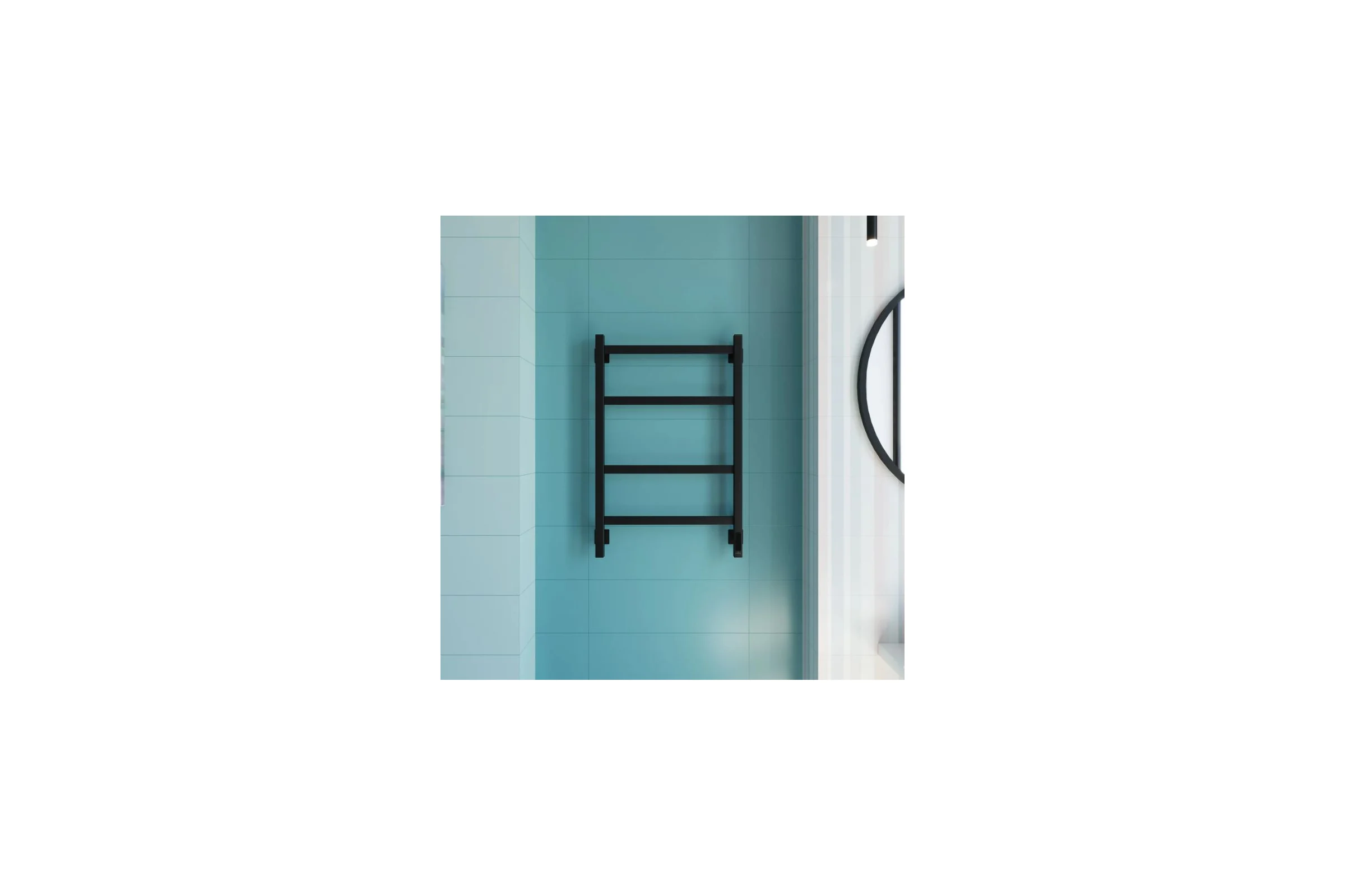 Электрический полотенцесушитель GROTA Nosto 530x800 черный Nosto 530х800 RAL9005 EL