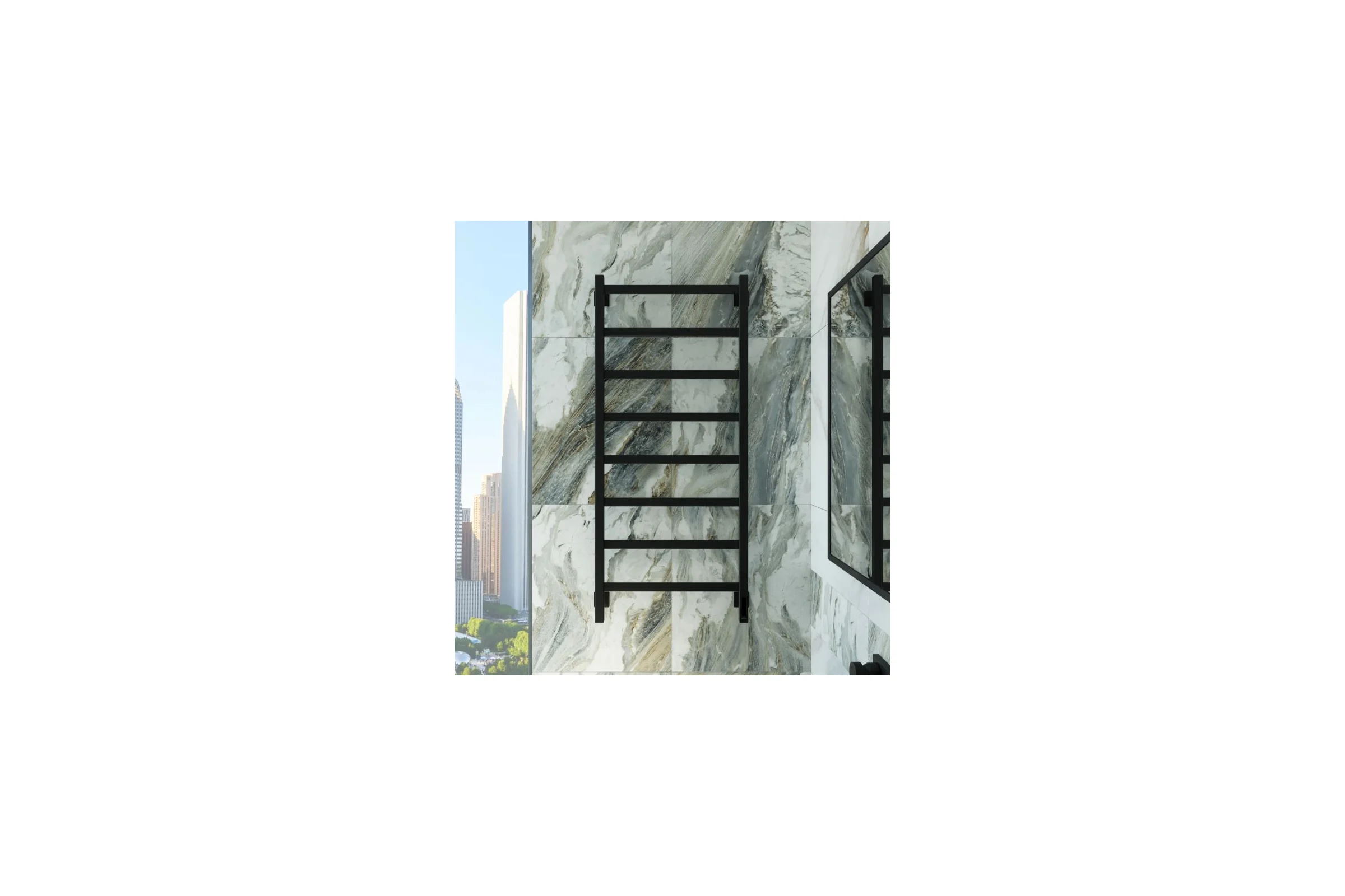 Электрический полотенцесушитель GROTA Soffi K 530x1200 белый Soffi K 530х1200 RAL9016 EL