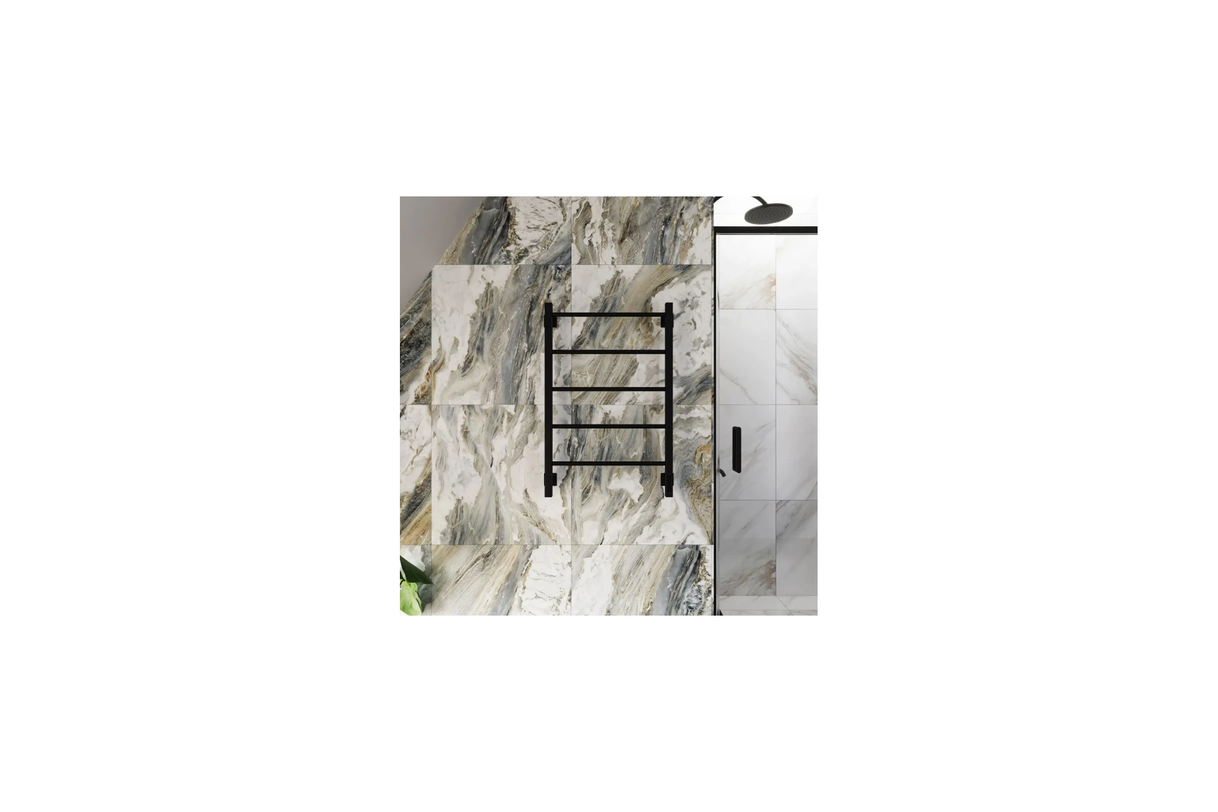 Электрический полотенцесушитель GROTA Simple K 530x800 черный Simple K 530х800 RAL9005 EL