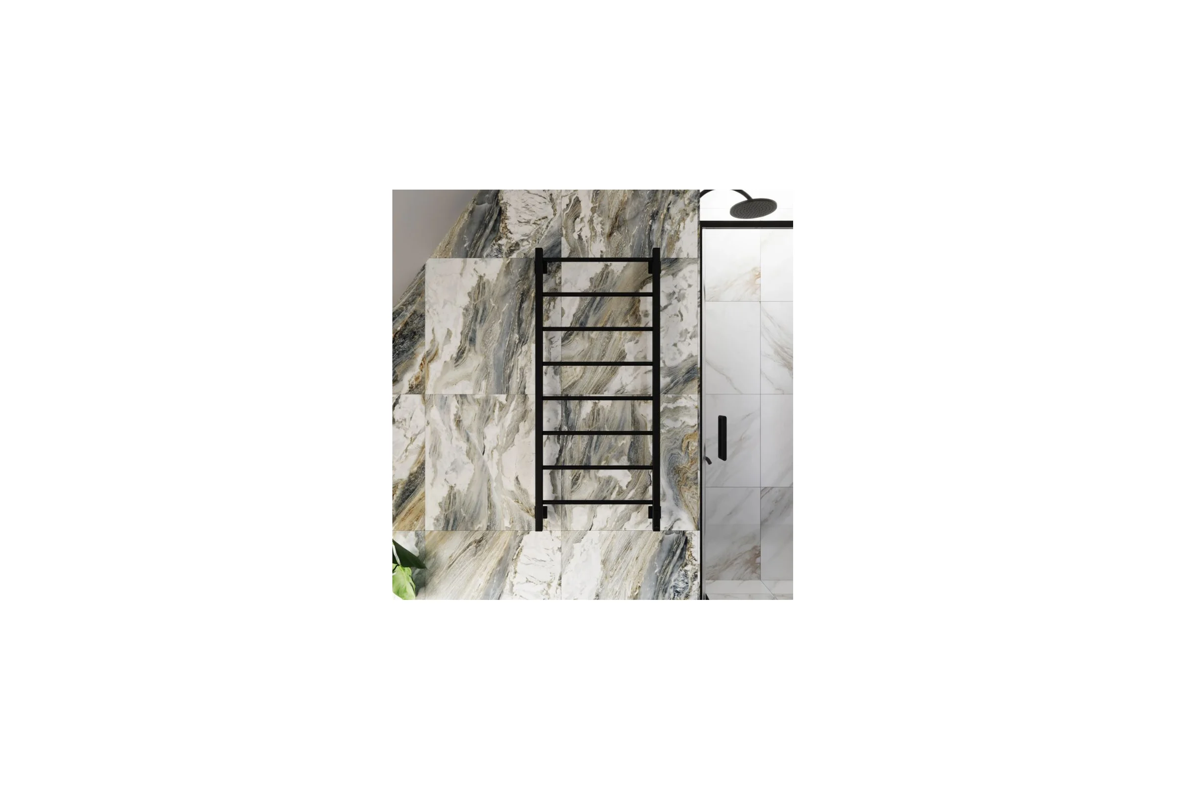 Электрический полотенцесушитель GROTA Simple K 530x1200 черный Simple K 530х1200 RAL9005 EL