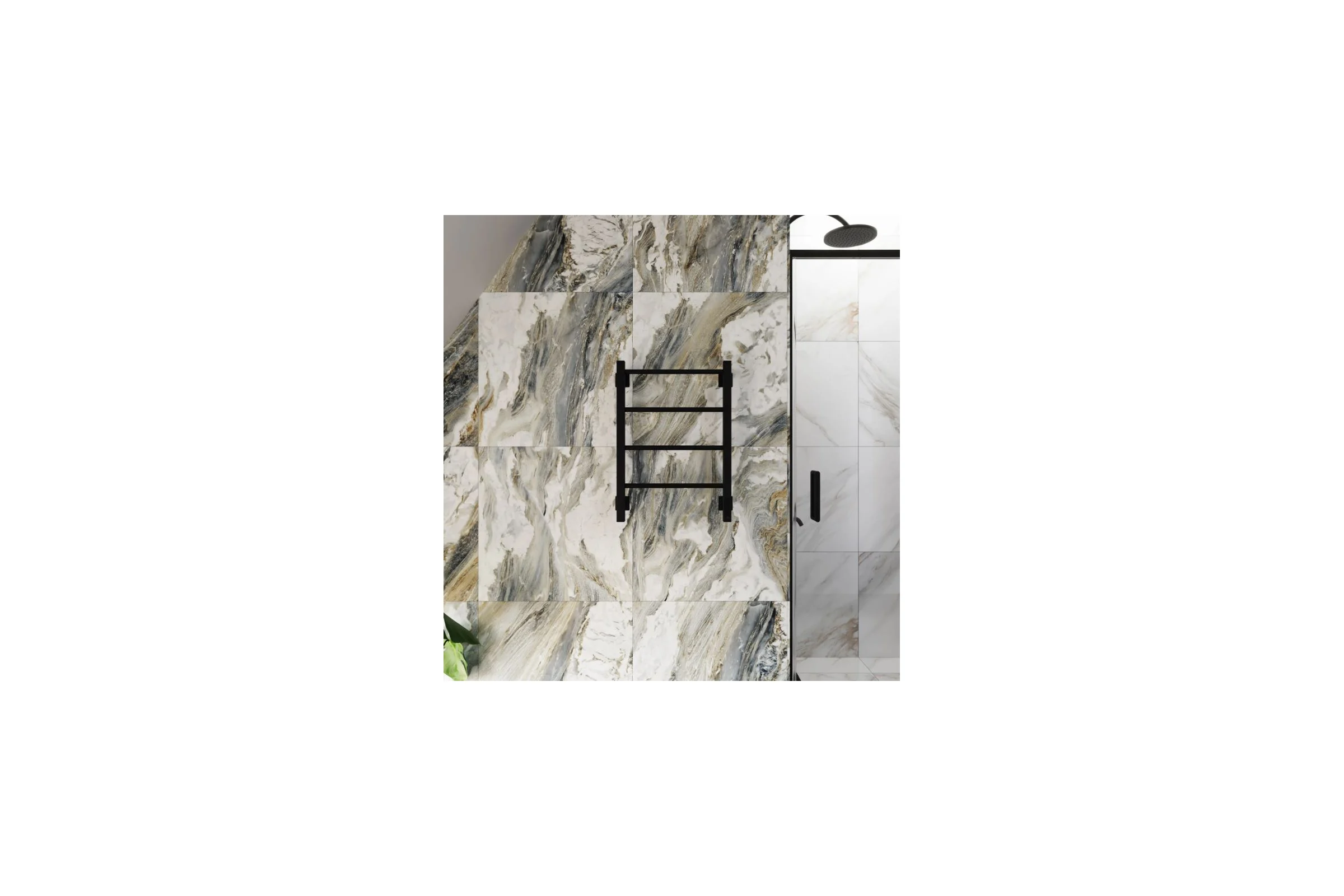 Электрический полотенцесушитель GROTA Simple K 430x600 черный Simple K 430х600 RAL9005 EL