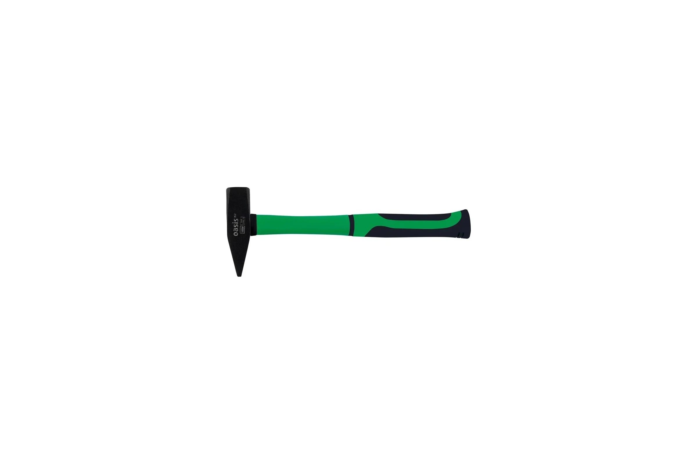 Молоток слесарный с обрезиненной фибергласовой рукояткой OASIS Eco 1000г 103010602007