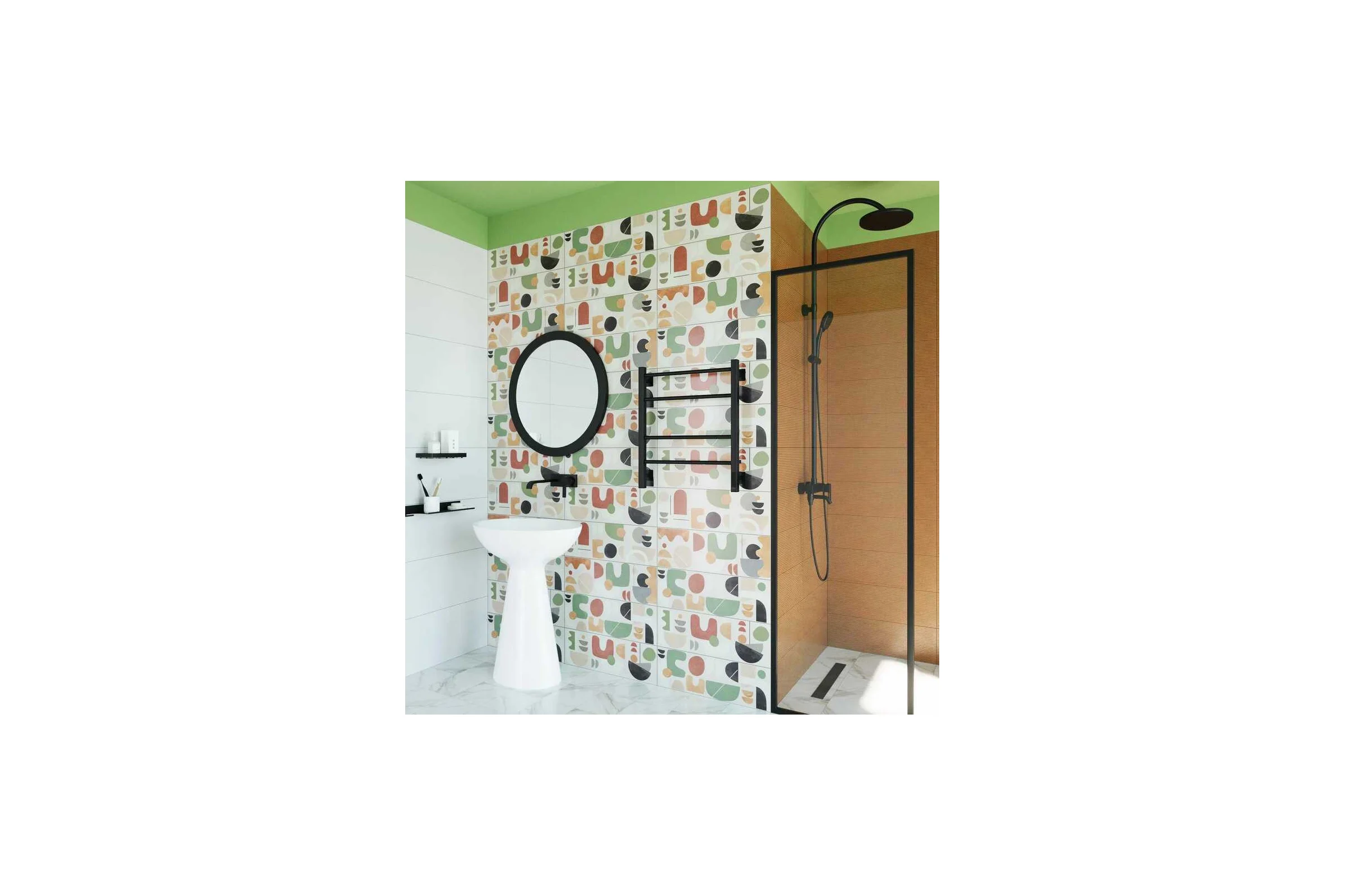 Полотенцесушитель электрический GROTA Costa 530x600, черный Costa 530х600 RAL9005 EL