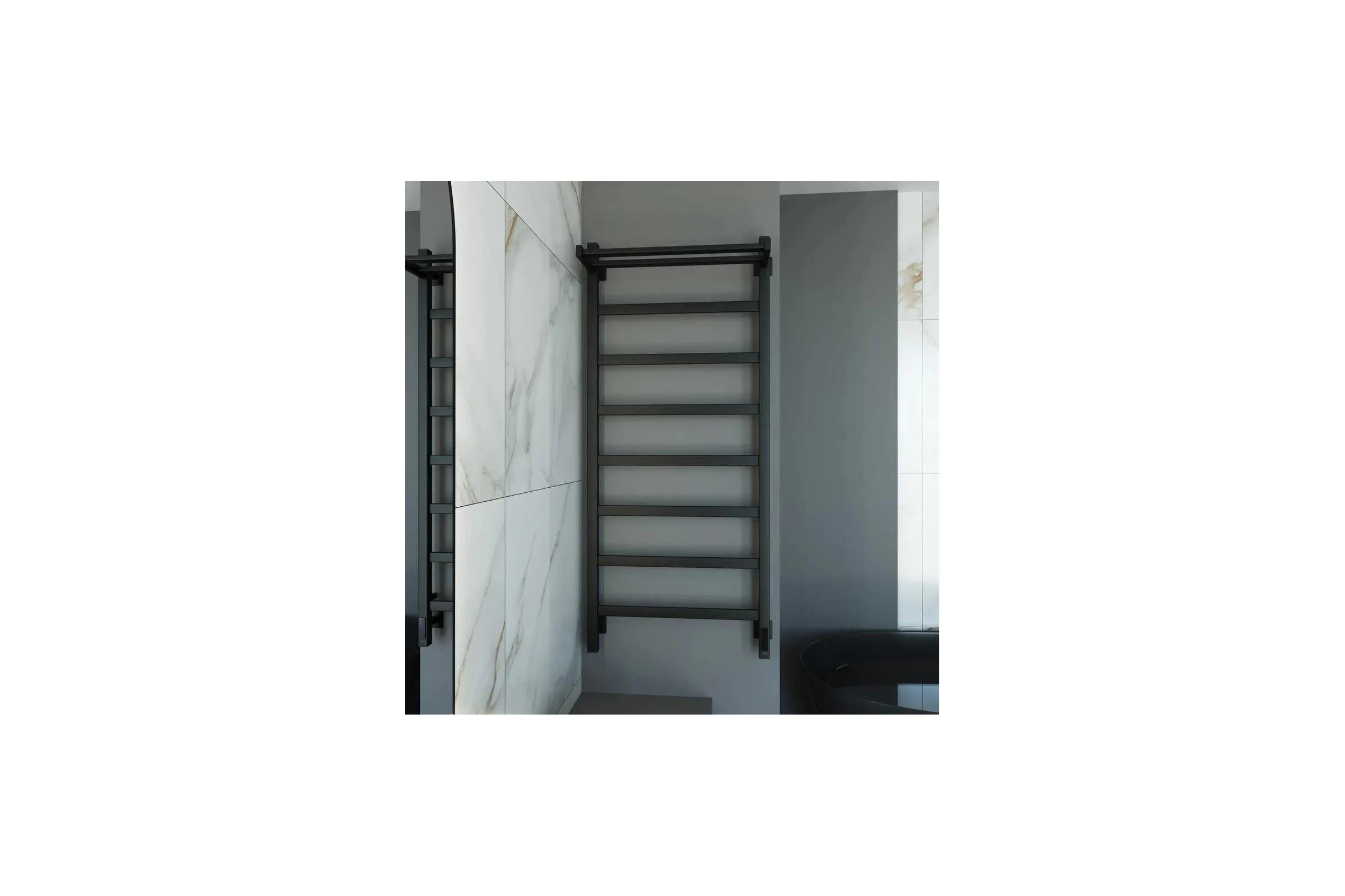 Полотенцесушитель электрический GROTA Lore 530x1200, черный Lore 530х1200 RAL9005 EL