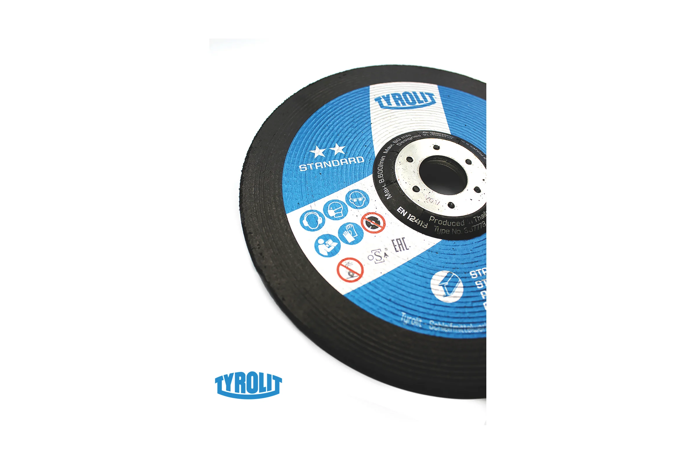 Обдирочный армированный круг Tyrolit на бакелитовой связке, 178x6.5x22.23, A 24 S BF TRL0-036-7773 TRL0-036-7773K