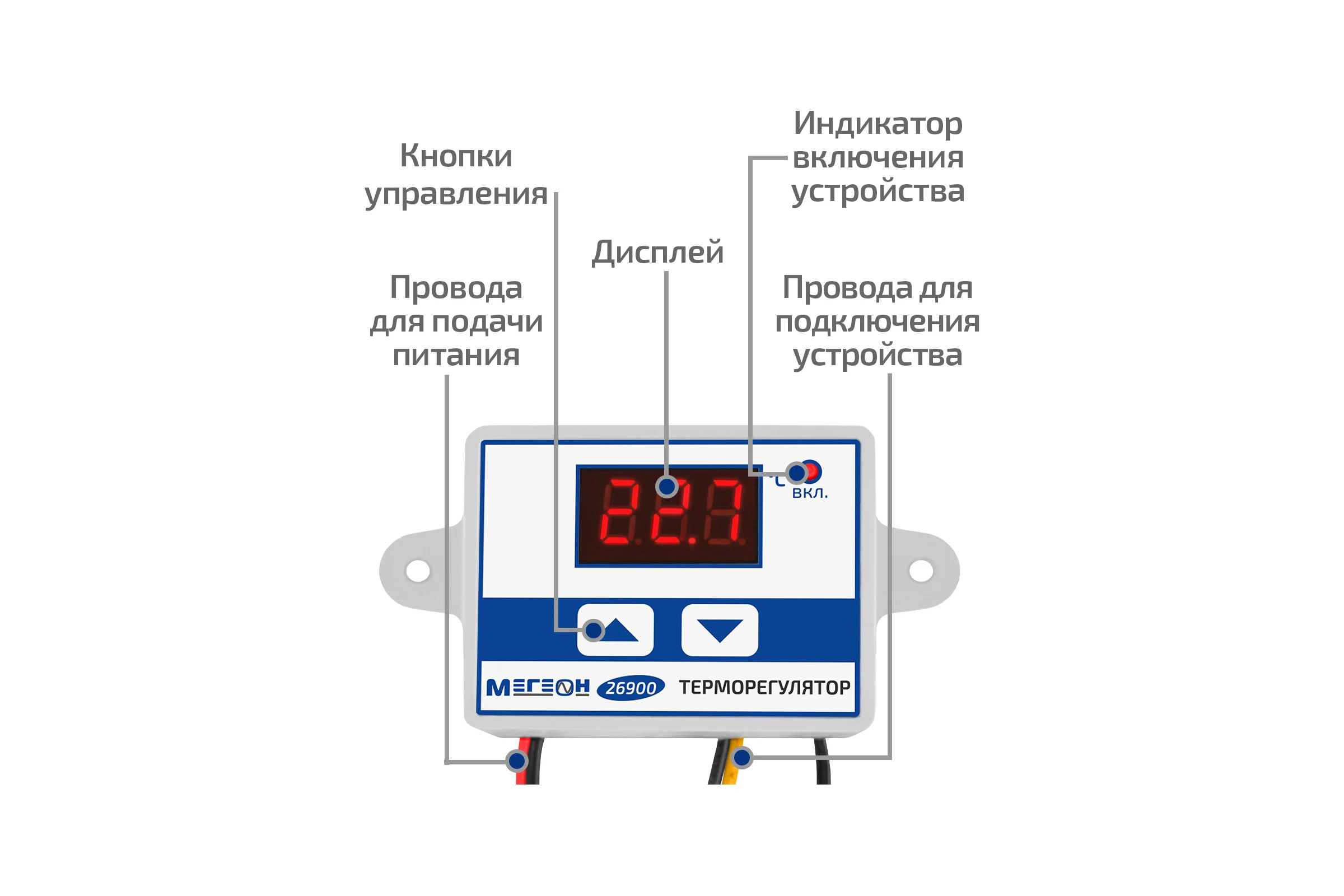 Терморегулятор 26900 МЕГЕОН к0000035320