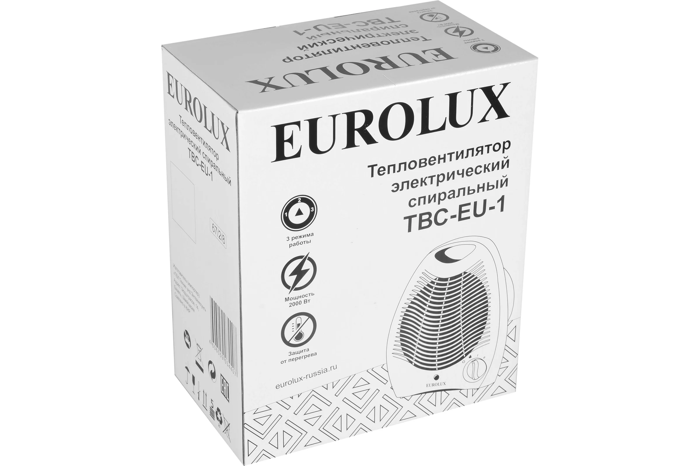 Тепловентилятор Eurolux ТВС-EU-1 67/2/8