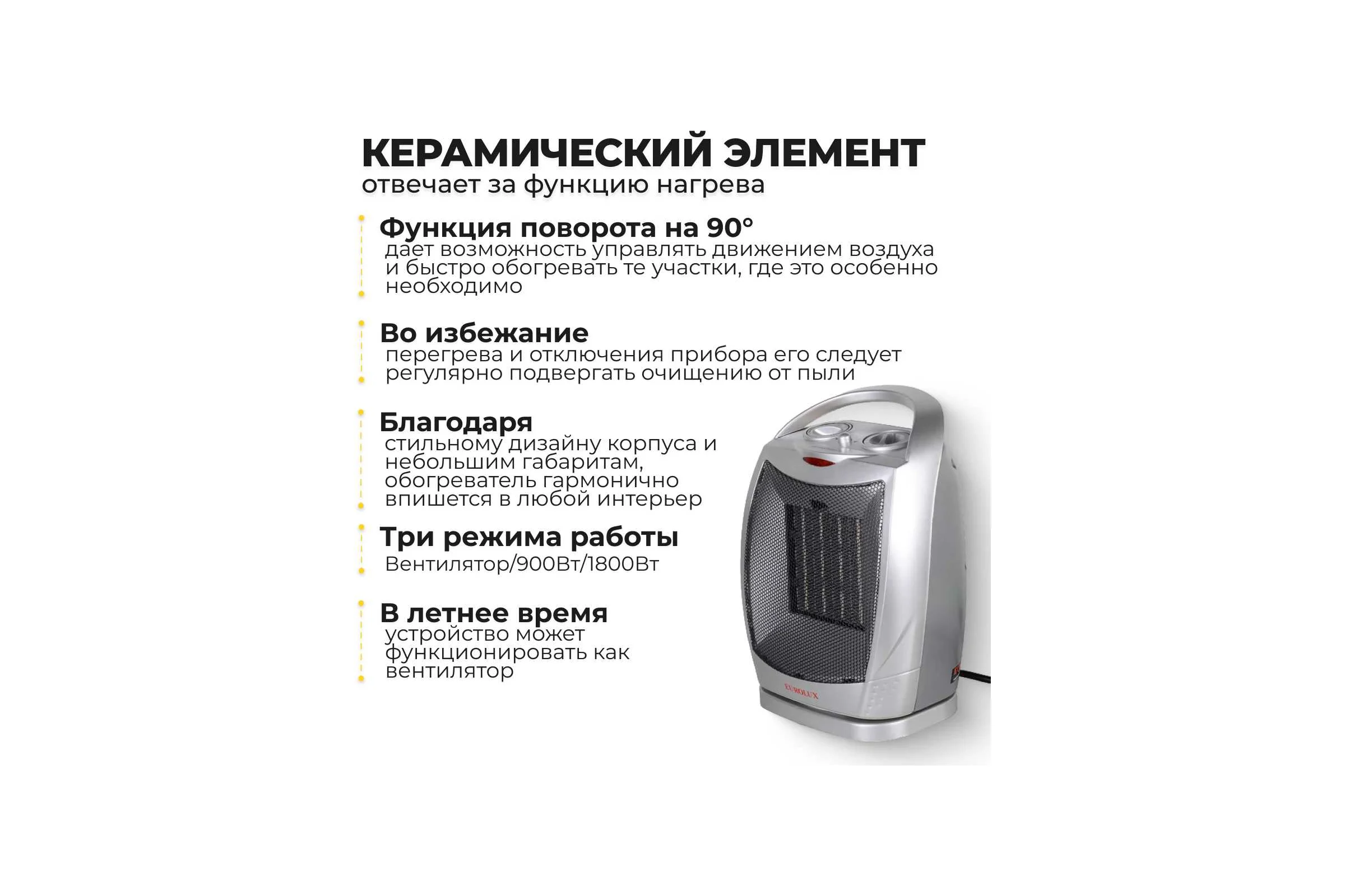 Тепловентилятор Eurolux ТВК-EU-2 67/2/7