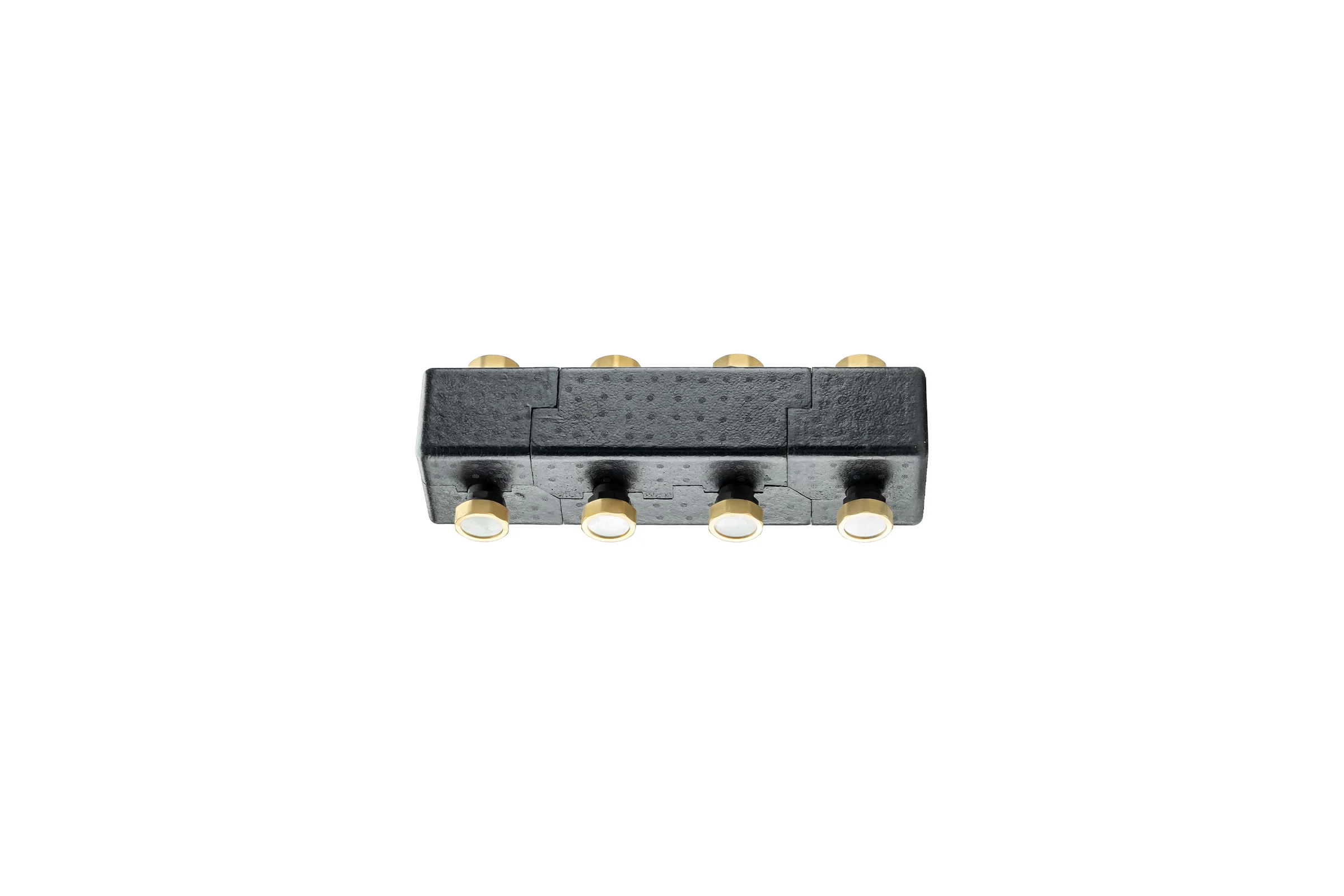 Коллектор распределительный в теплоизоляции PROFACTOR 1 1/2x4 вых PF PU 1057.4