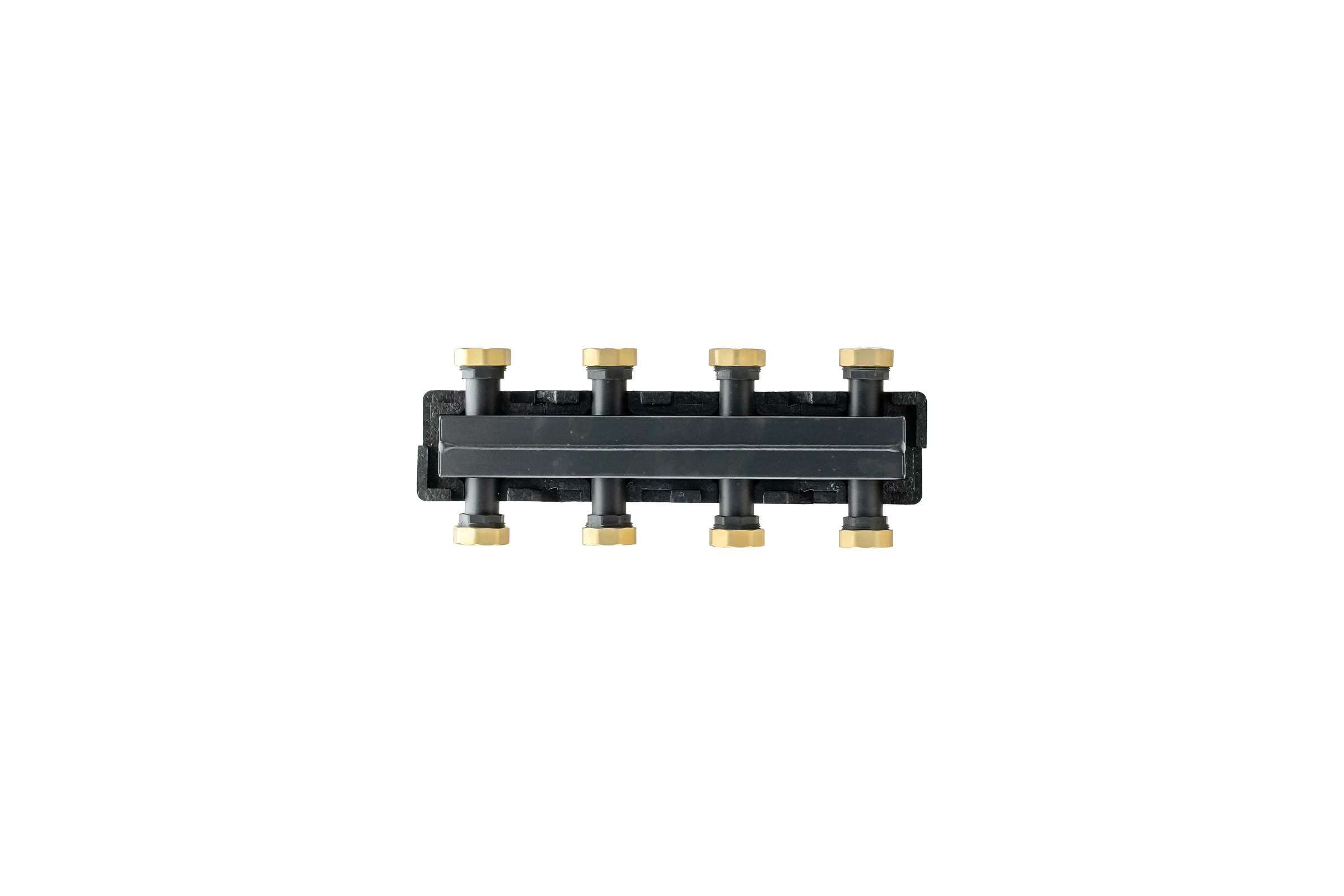 Коллектор распределительный в теплоизоляции PROFACTOR 1 1/2x4 вых PF PU 1057.4