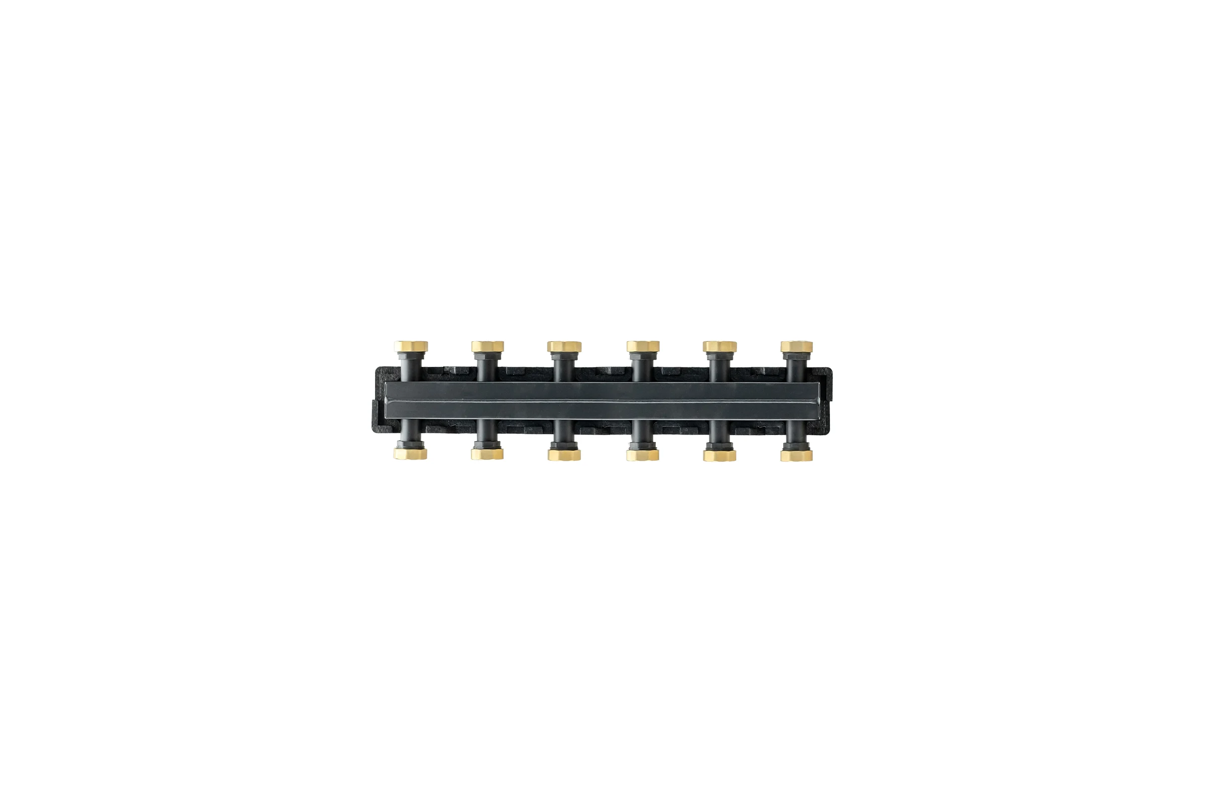Коллектор распределительный в теплоизоляции PROFACTOR 1 1/2x6 вых PF PU 1057.6