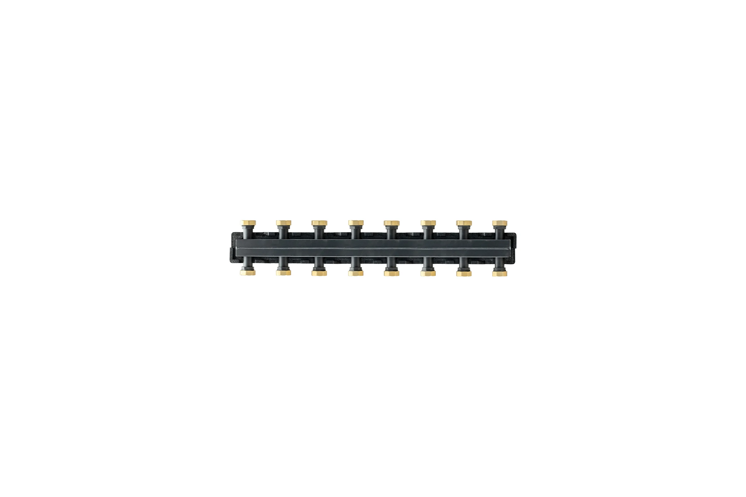 Коллектор распределительный в теплоизоляции PROFACTOR 1 1/2x8 вых PF PU 1057.8