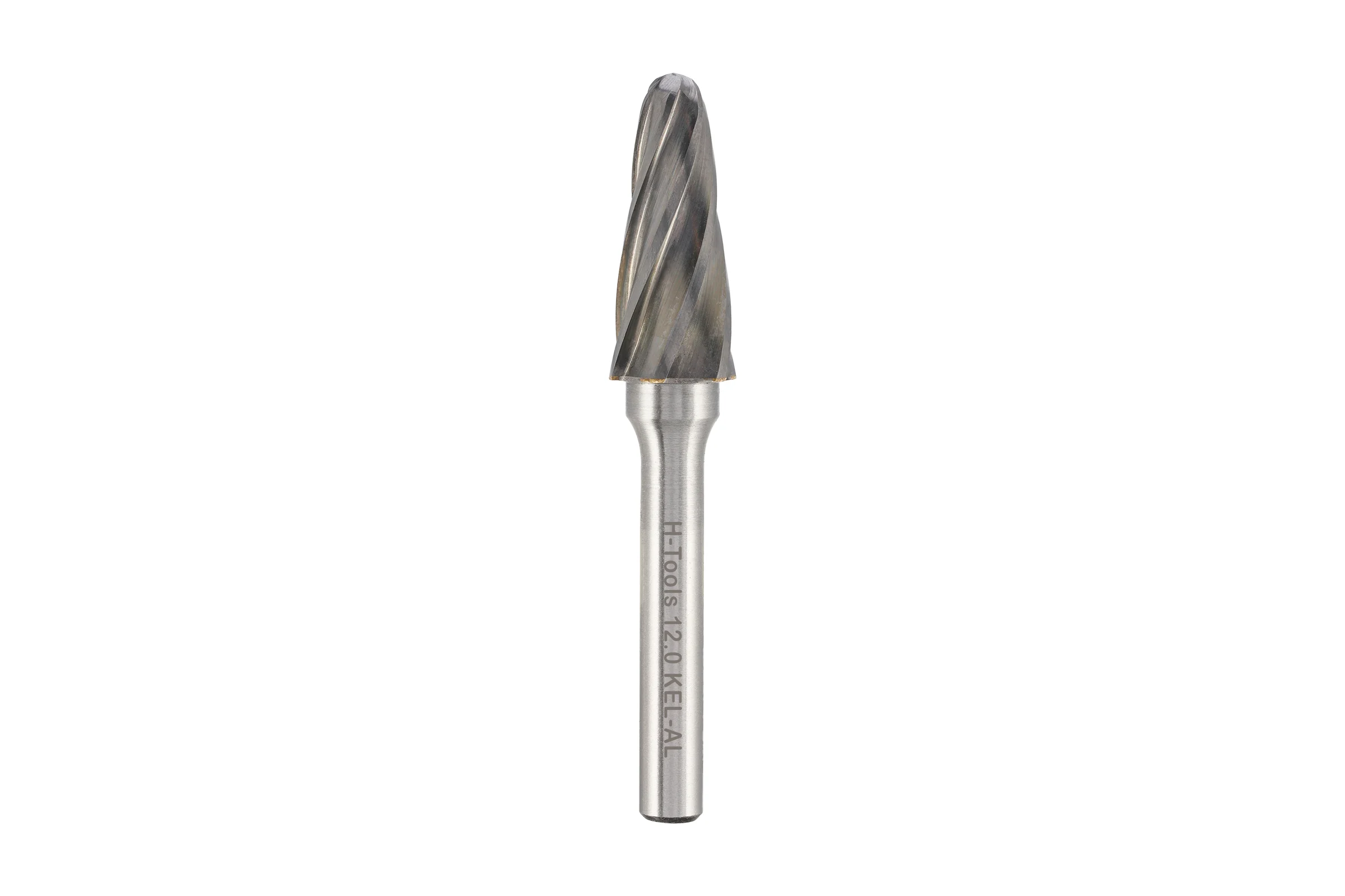 Бор-фреза твердосплавная H-Tools форма L(KEL), 12,0x28x68, S=6мм, HM ALU 116236AHT