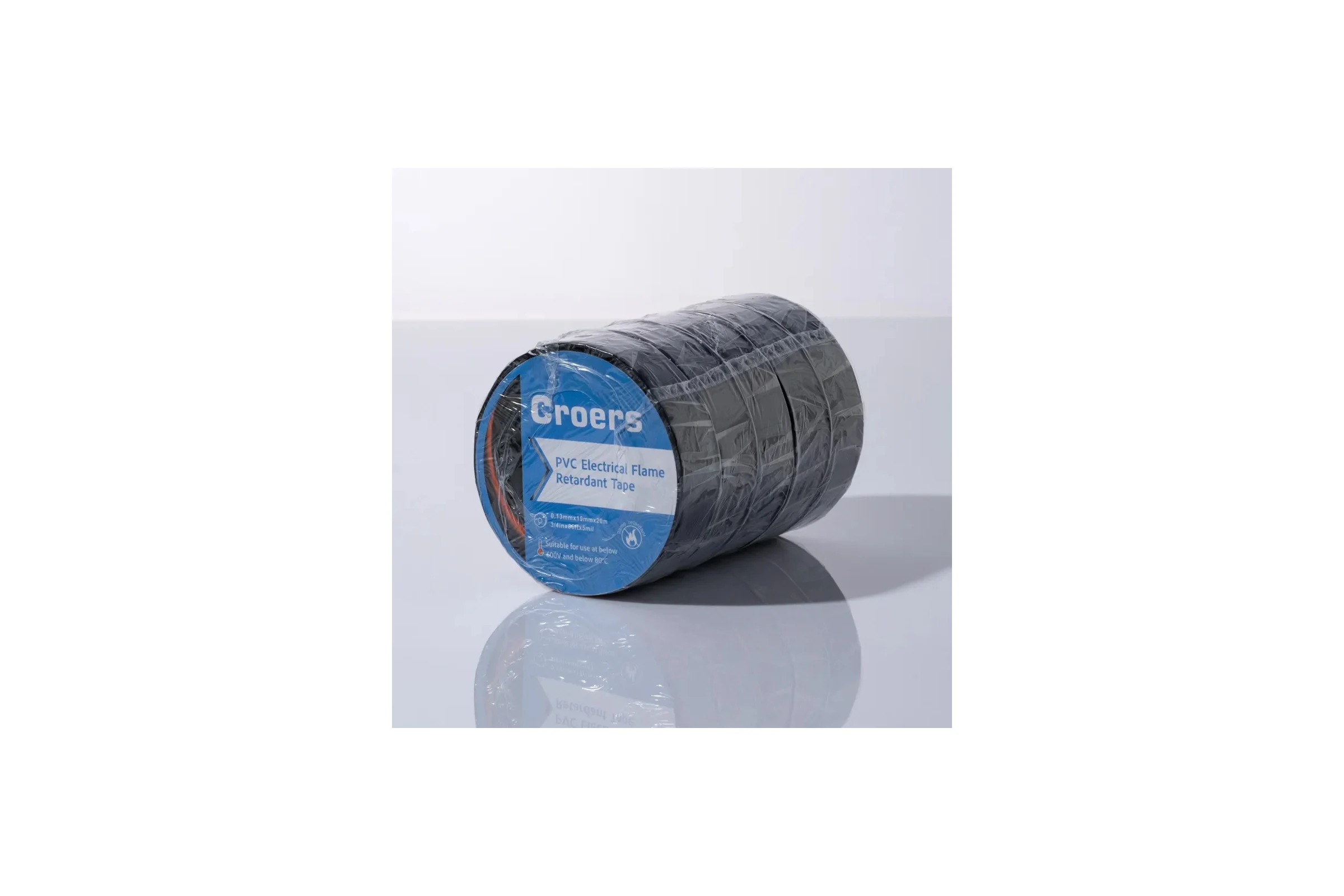Изолента ПВХ Croers 19 мм, 20 м, 3 шт. CRS19_3