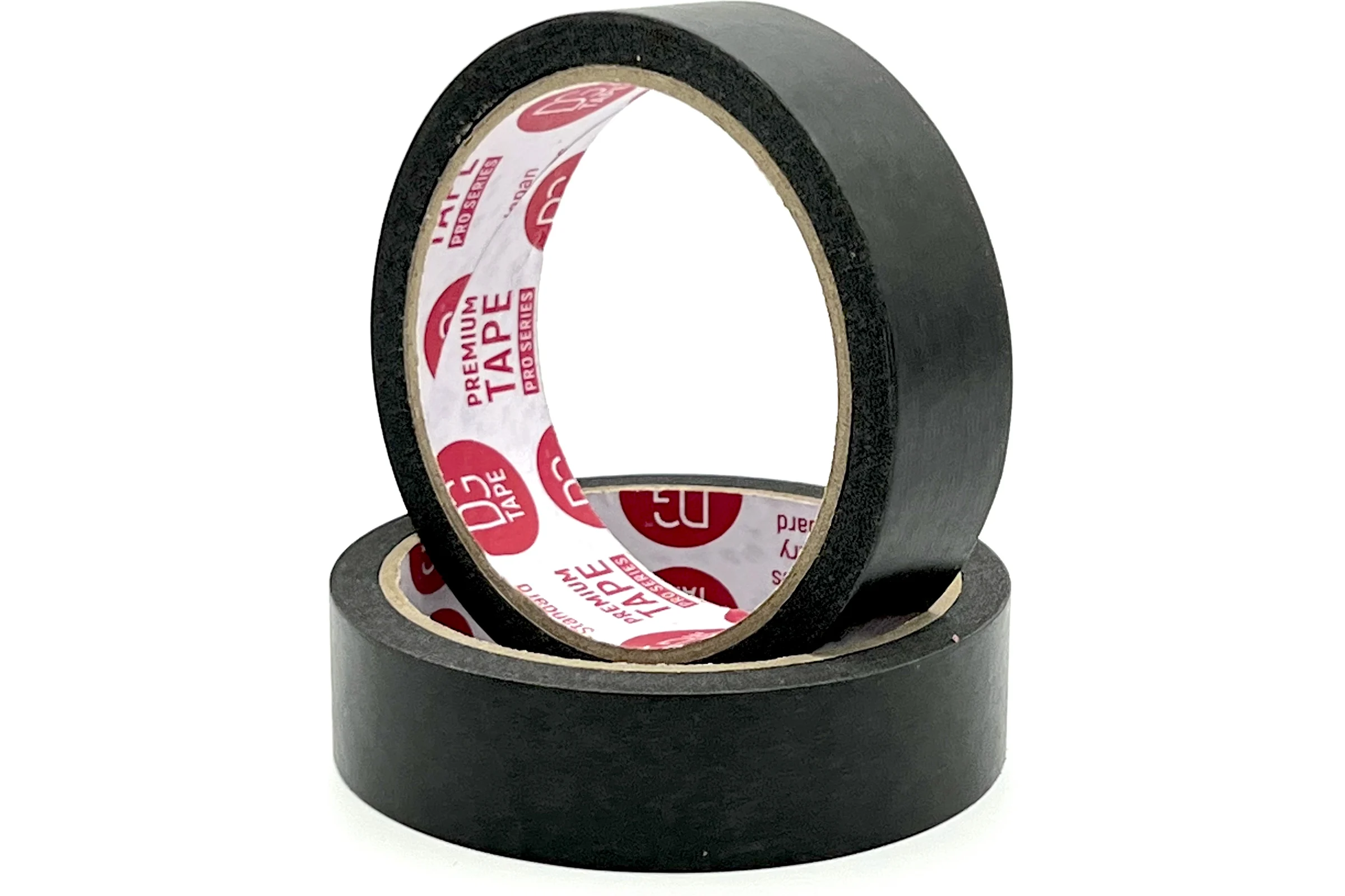 Клейкая лента бумажная DGTAPE Masking Tape Professional черная 25мм х 23м MTP2523B