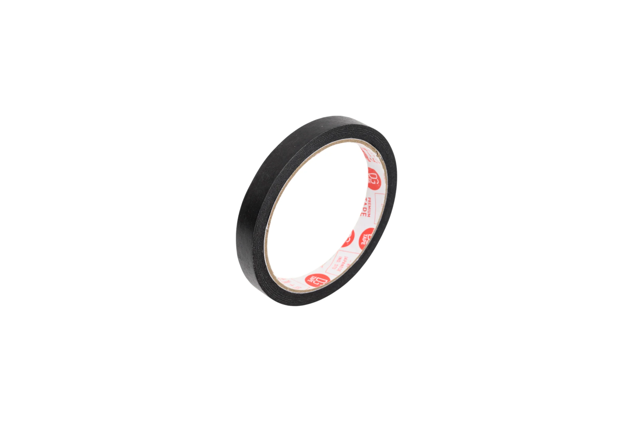 Клейкая лента бумажная черная DGTAPE Masking Tape Professional 12мм х 23м, набор 4 шт. MTP1223B4