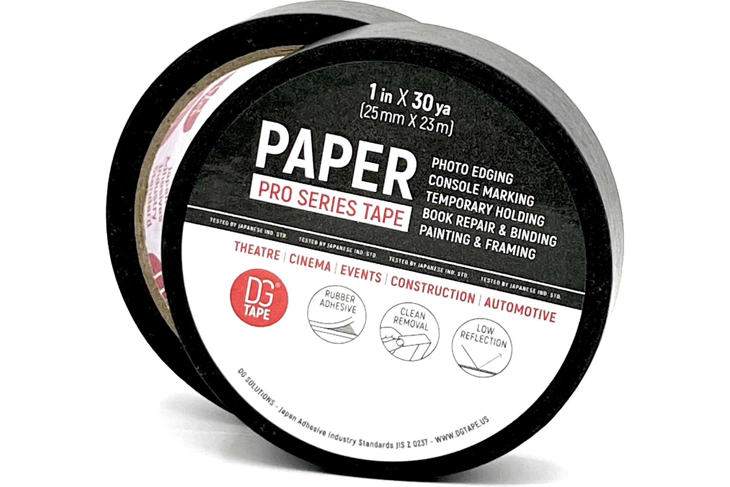 Клейкая лента бумажная DGTAPE Masking Tape Professional зеленая 25мм х 23м MTP2523G