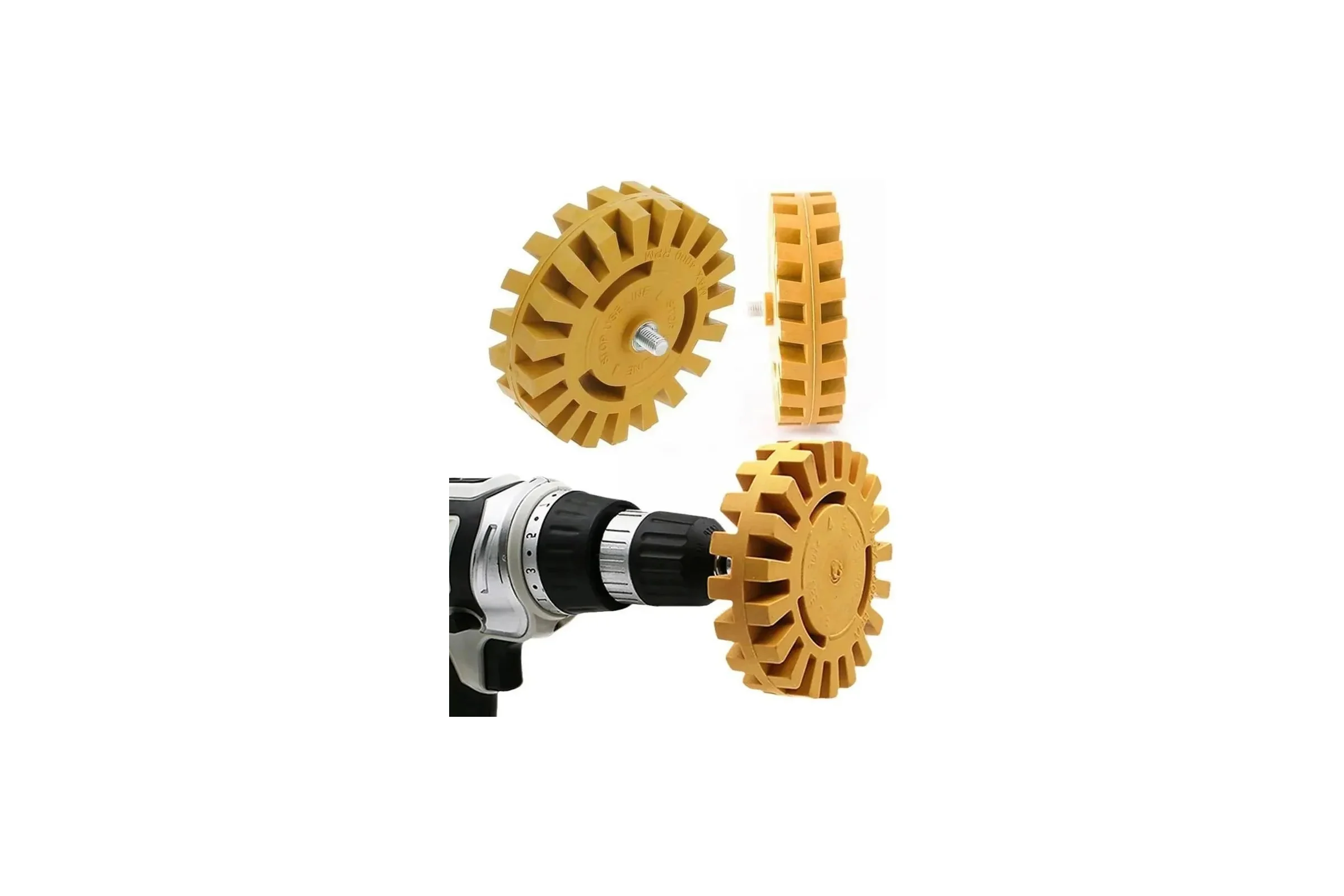 Диск резиновый Vitatools зубчатый 100х25 мм DR-100-25mm
