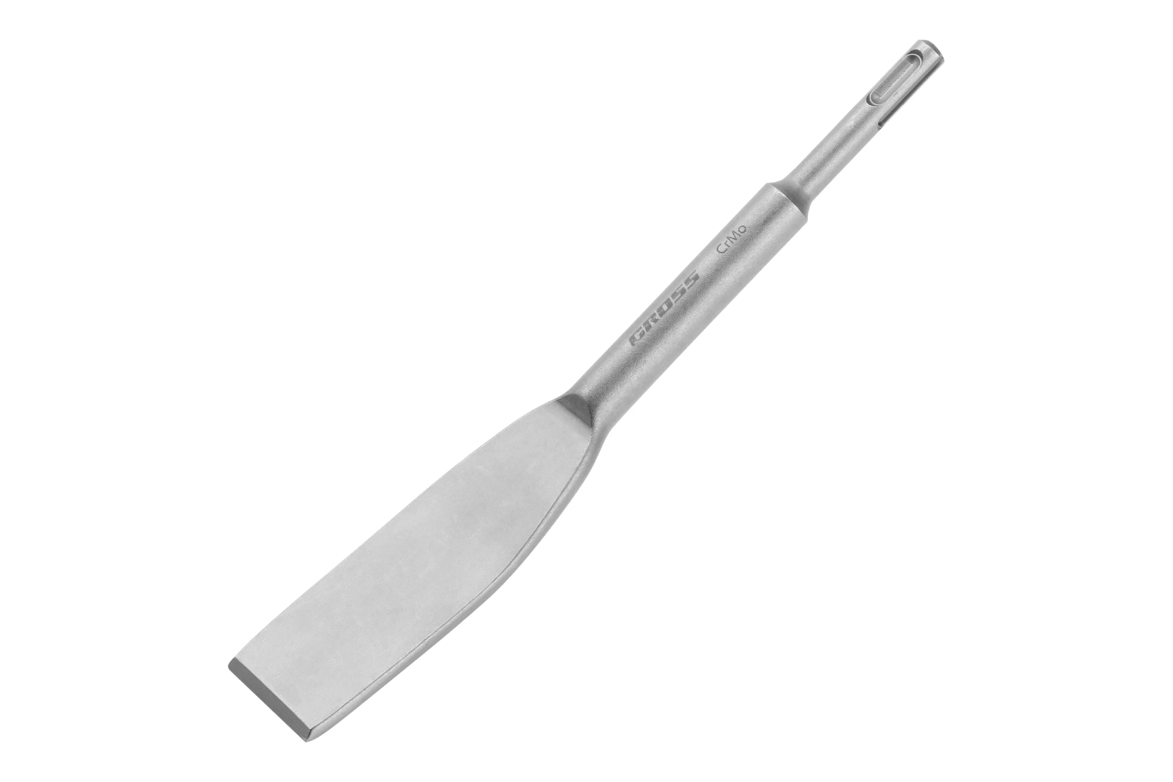 Зубило плоское изогнутое GROSS 40 x 260мм, CrMo, SDS PLUS 703143