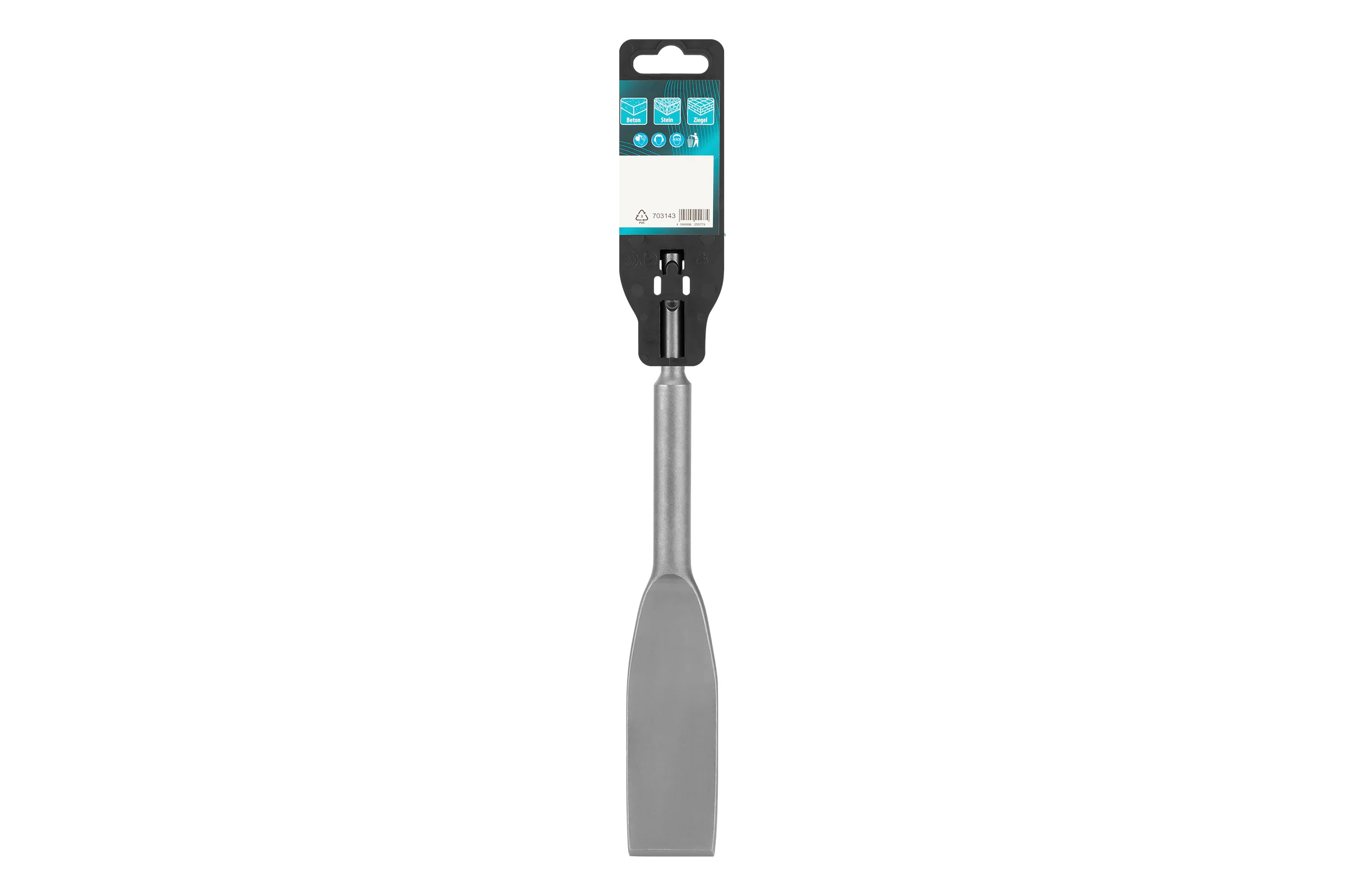 Зубило плоское изогнутое GROSS 40 x 260мм, CrMo, SDS PLUS 703143