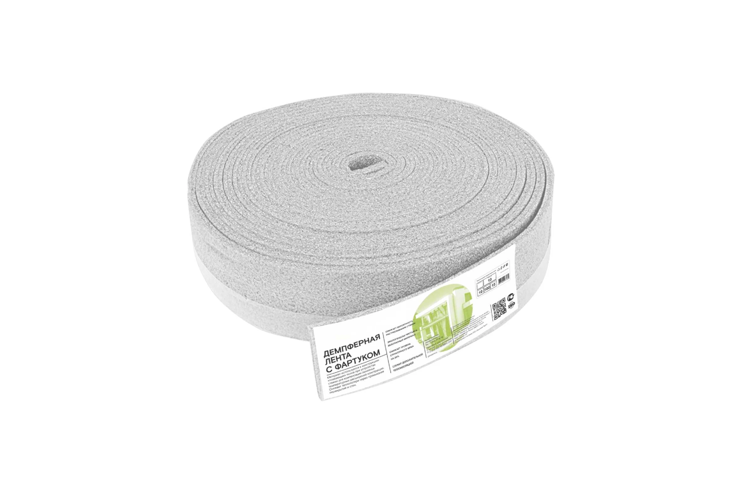 Демпферная лента Penoterm Порилекс НПЭ Л с фартуком 10x100x15 08.030 ГП.08.030
