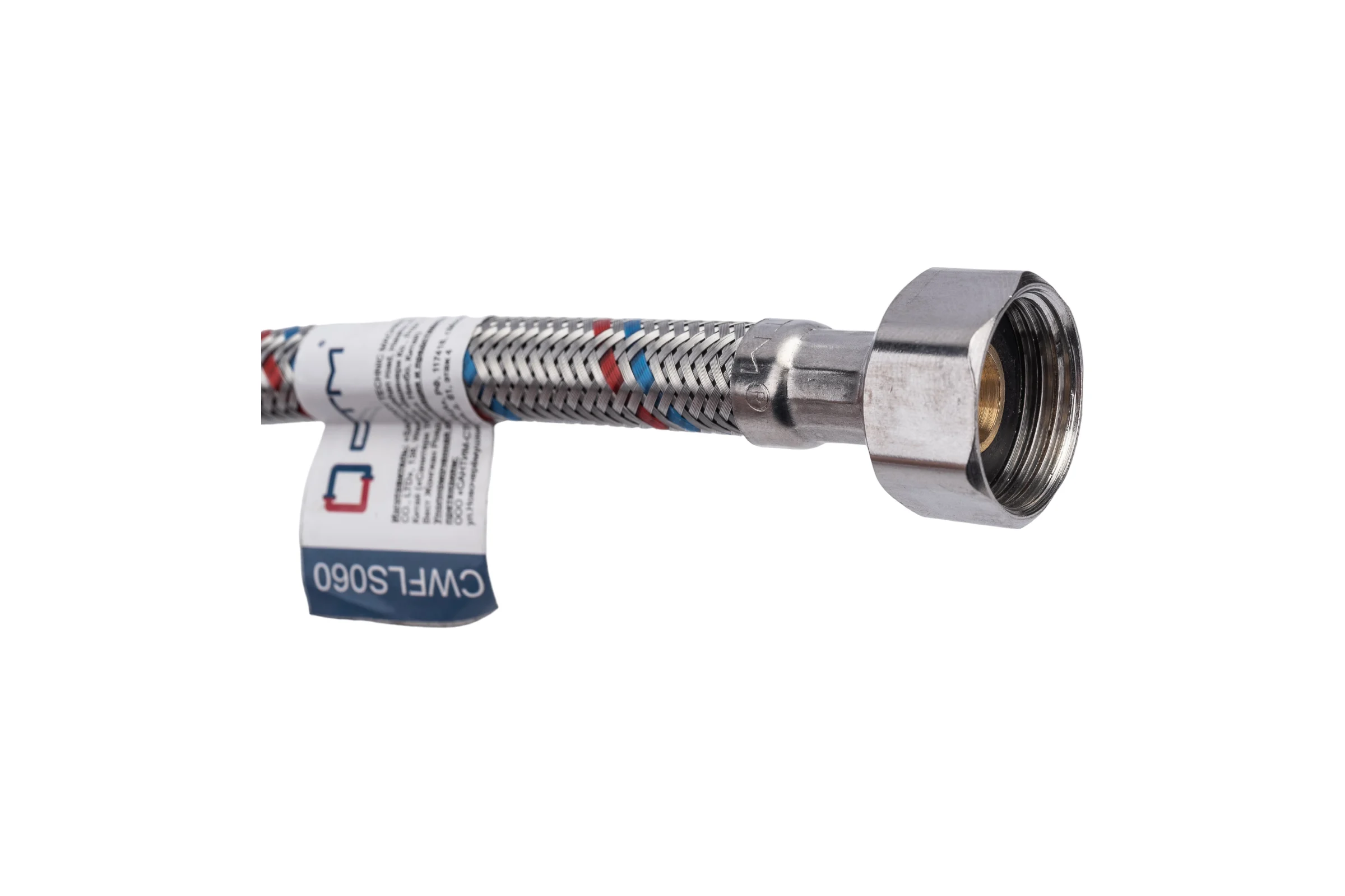 Подводка для смесителей СТМ сталь, 1/2xM10x60 см., длинный штуцер CWFLS060
