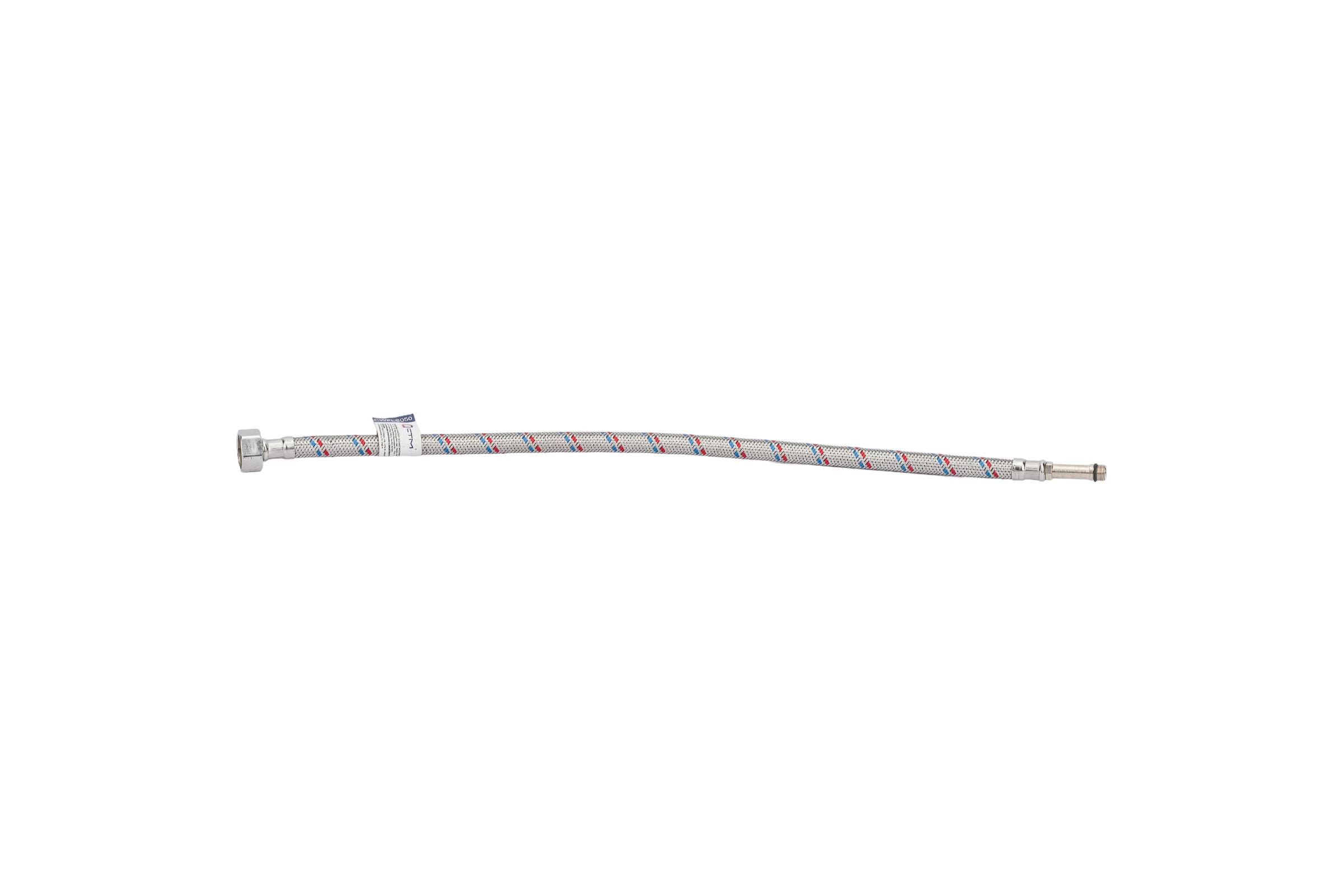 Подводка для смесителей СТМ сталь, 1/2xM10x50 см., длинный штуцер CWFLS050