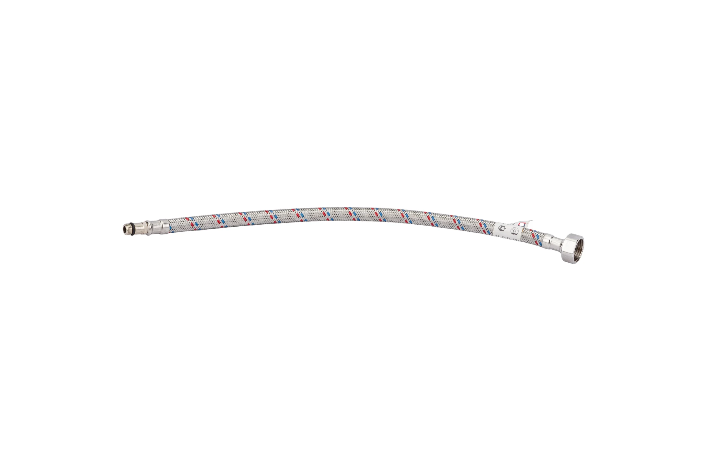 Подводка для смесителей СТМ сталь, 1/2xM10x40 см., короткий. штуцер CWFSS040