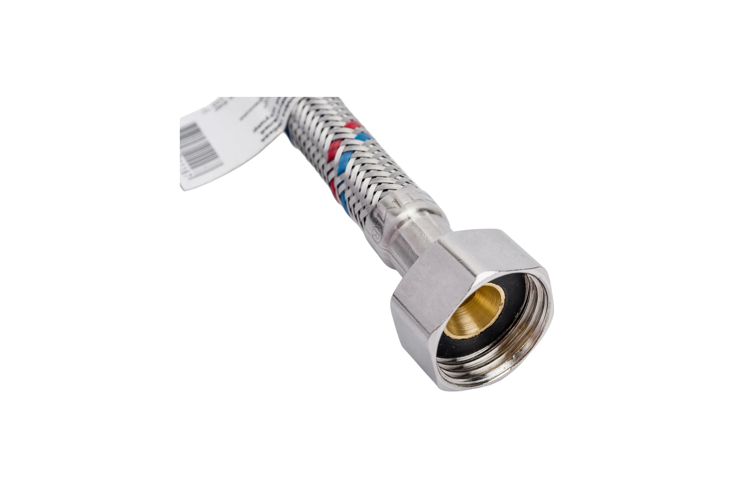 Подводка для смесителей СТМ сталь, 1/2xM10x50 см., короткий штуцер CWFSS050