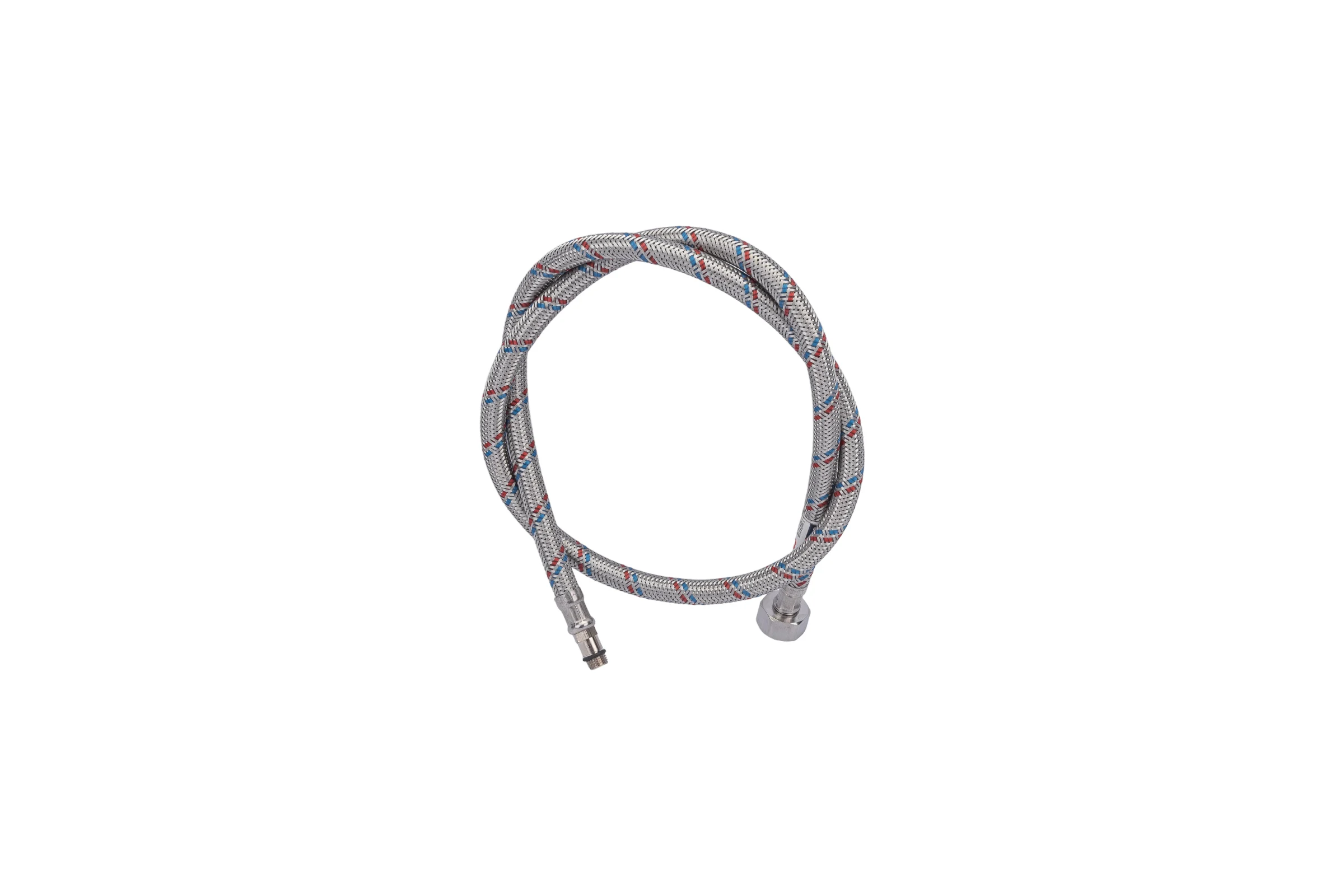 Подводка для смесителей СТМ сталь, 1/2xM10x100 см., короткий штуцер CWFSS100
