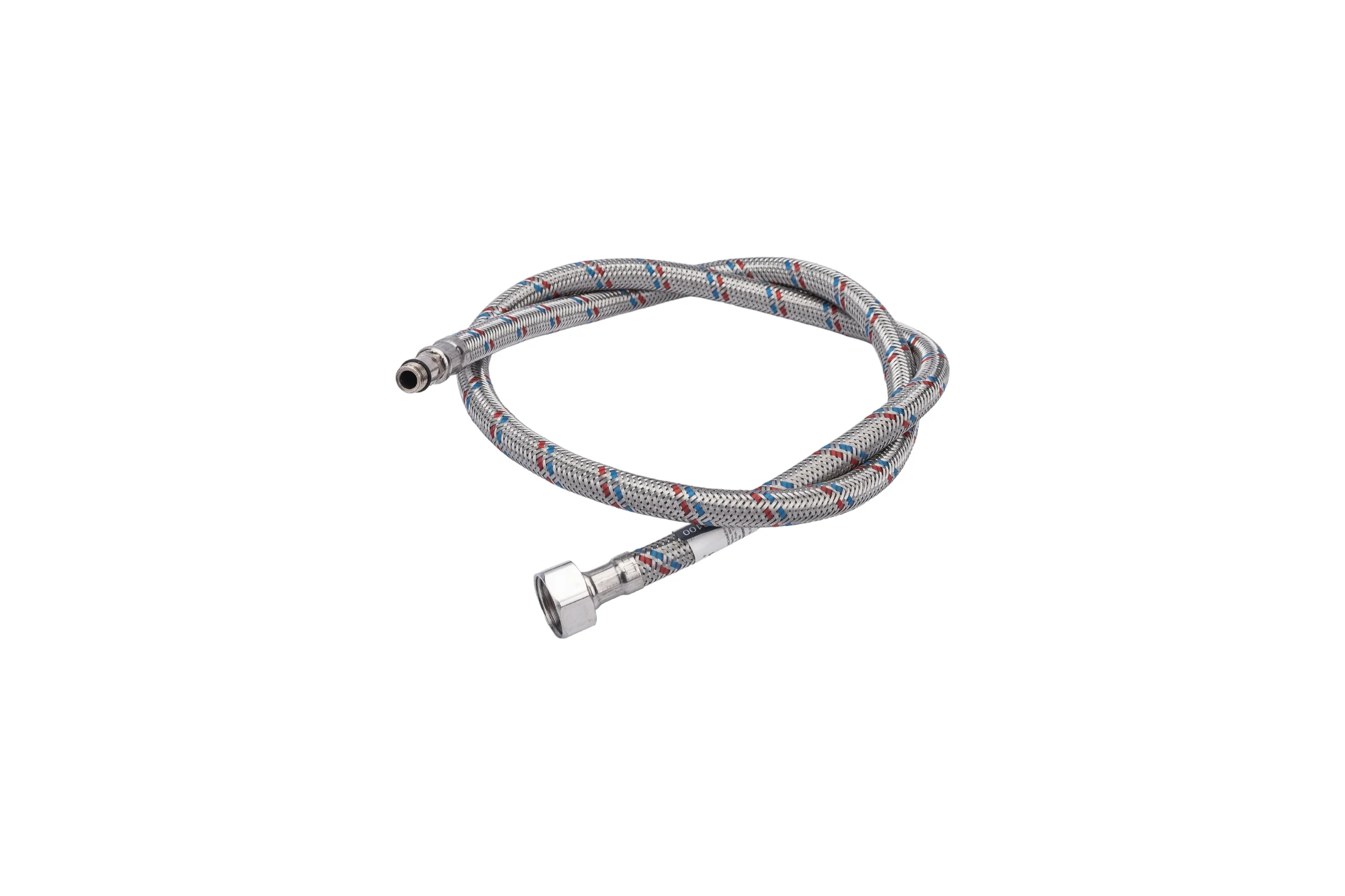 Подводка для смесителей СТМ сталь, 1/2xM10x100 см., короткий штуцер CWFSS100