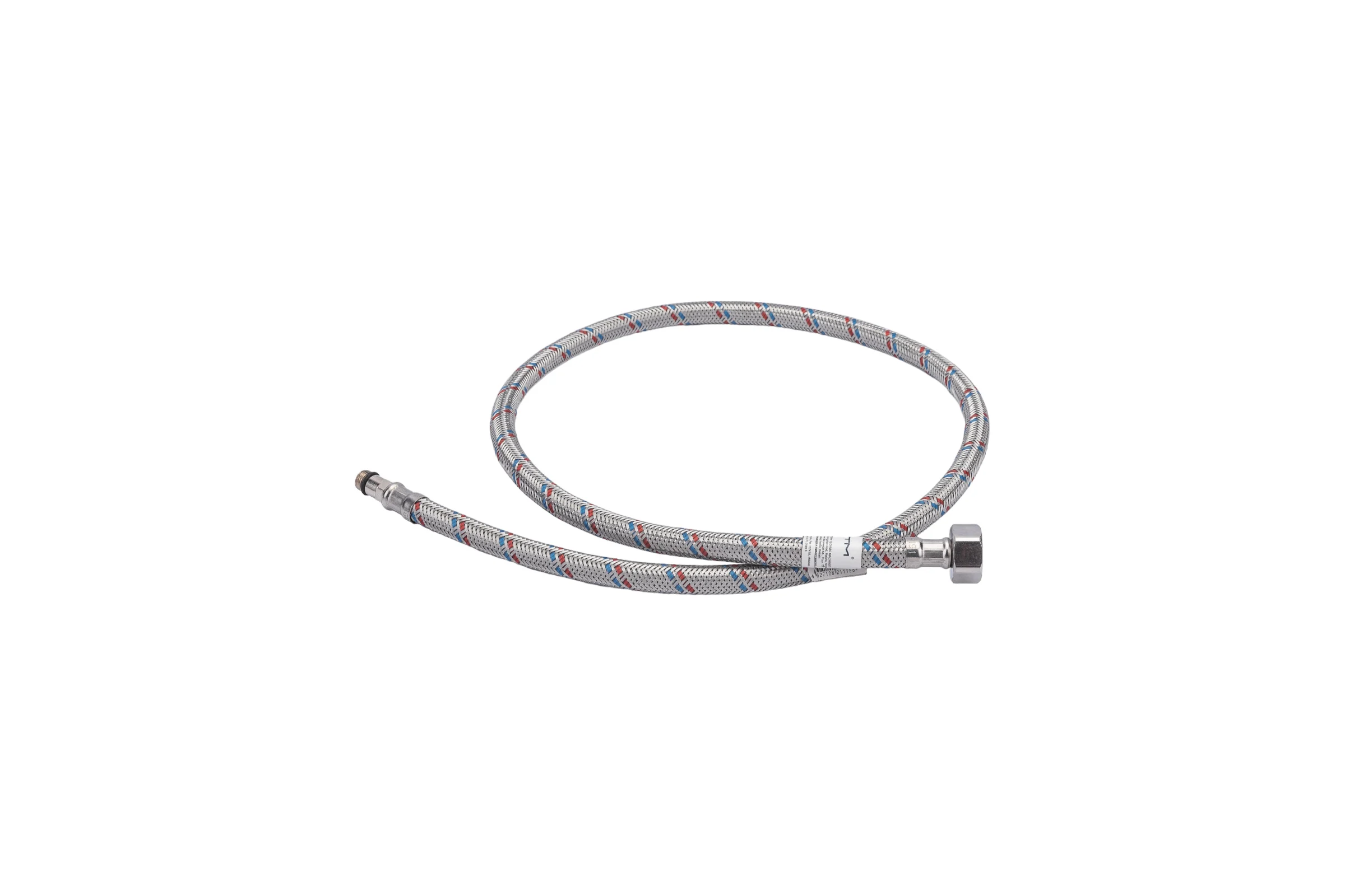 Подводка для смесителей СТМ сталь, 1/2xM10x100 см., короткий штуцер CWFSS100