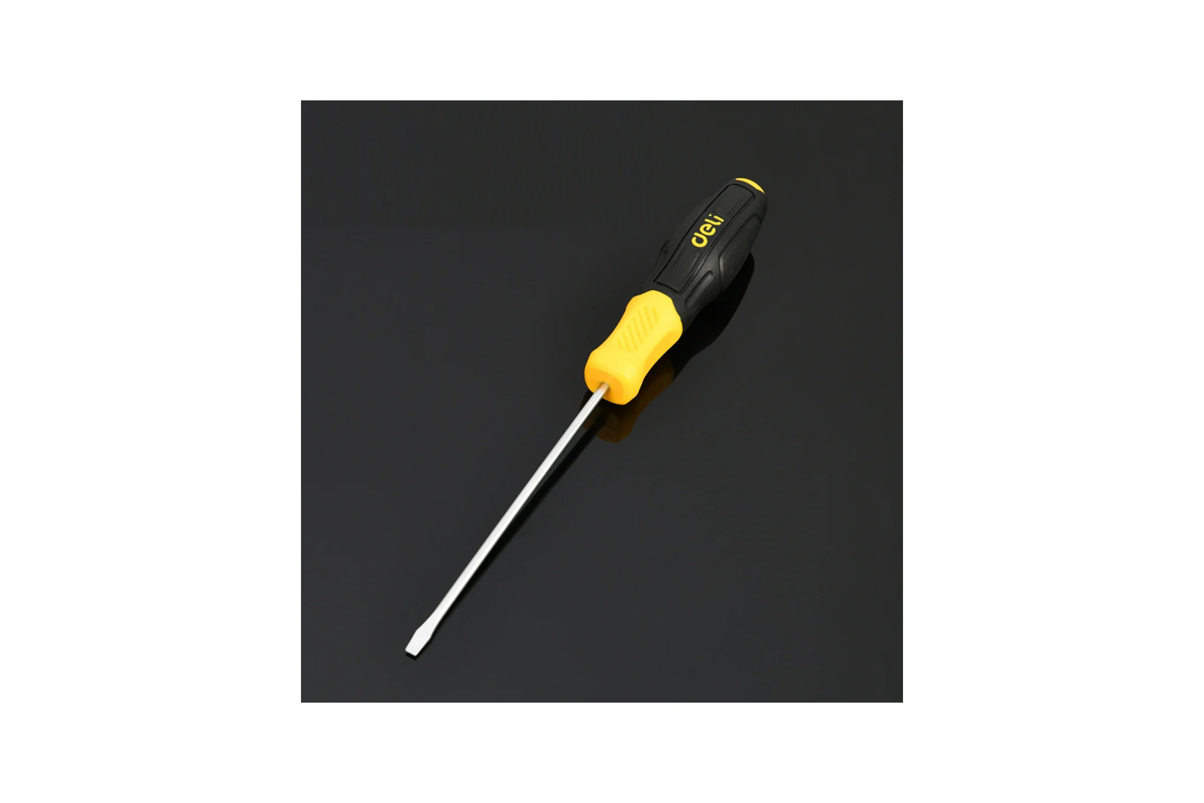 Набор отверток DELI 6 шт DL630006N (SL5/PH1x75 + SL5/PH1x100 + SL6/PH2x150, сталь Cr-V, двухкомпонентная прорезиненная рукоять) 183596