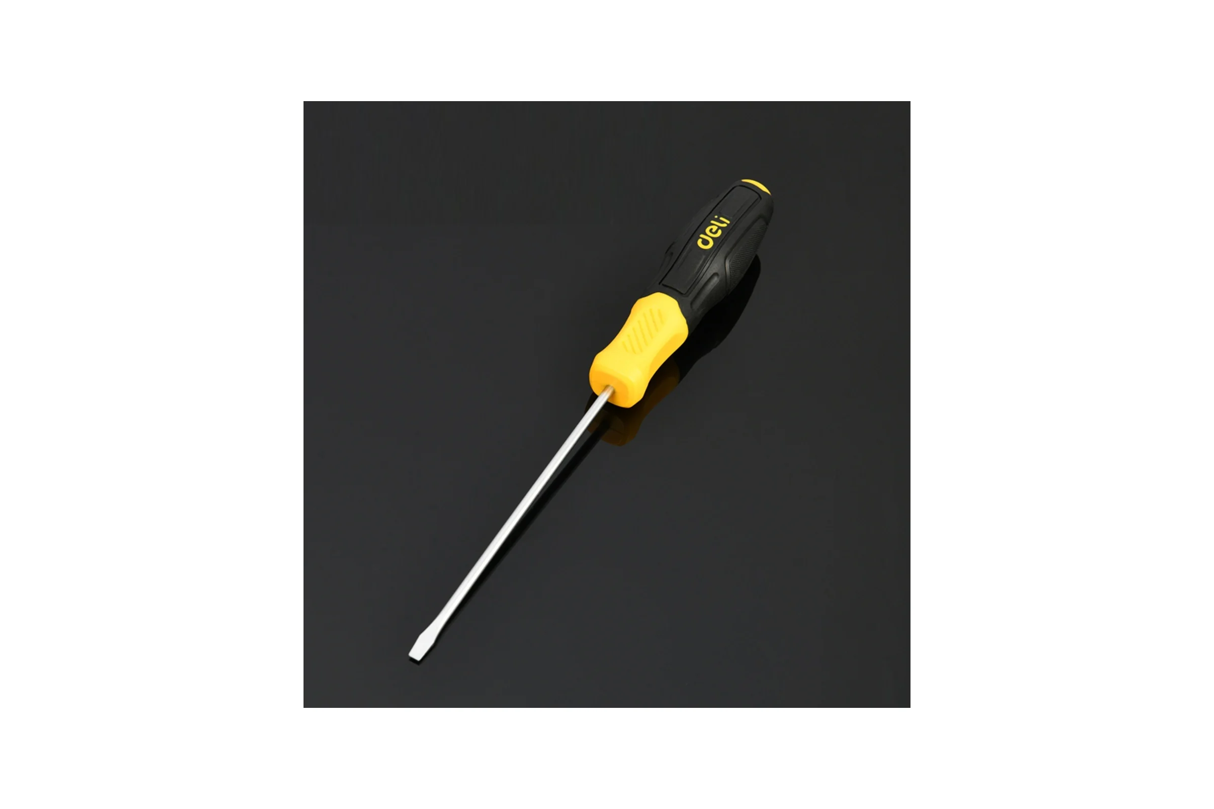 Набор отверток DELI 4 шт DL630004N (SL5/PH1x100 + SL6/PH2x150, сталь Cr-V, двухкомпонентная прорезиненная рукоять) 183594