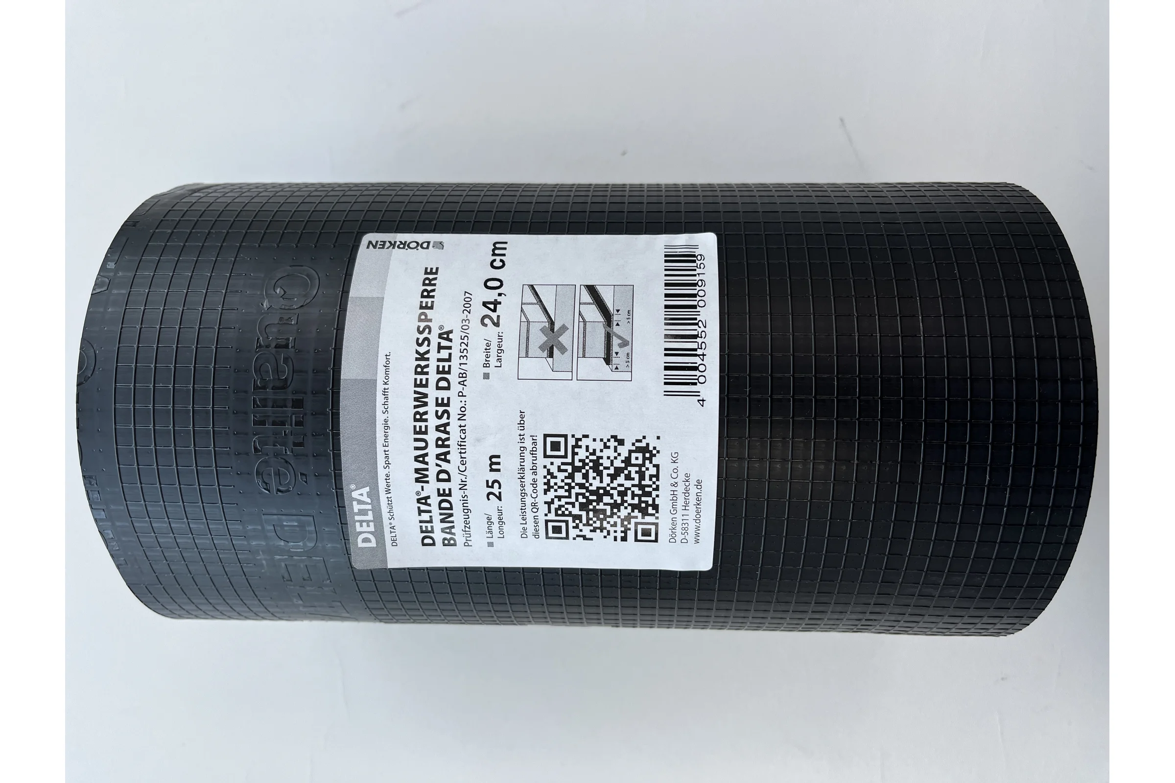 Полиолефиновый лист для гидроизоляционной защиты Delta -MAUERWERKSSPERRE 0,24 х 25 м 2200915
