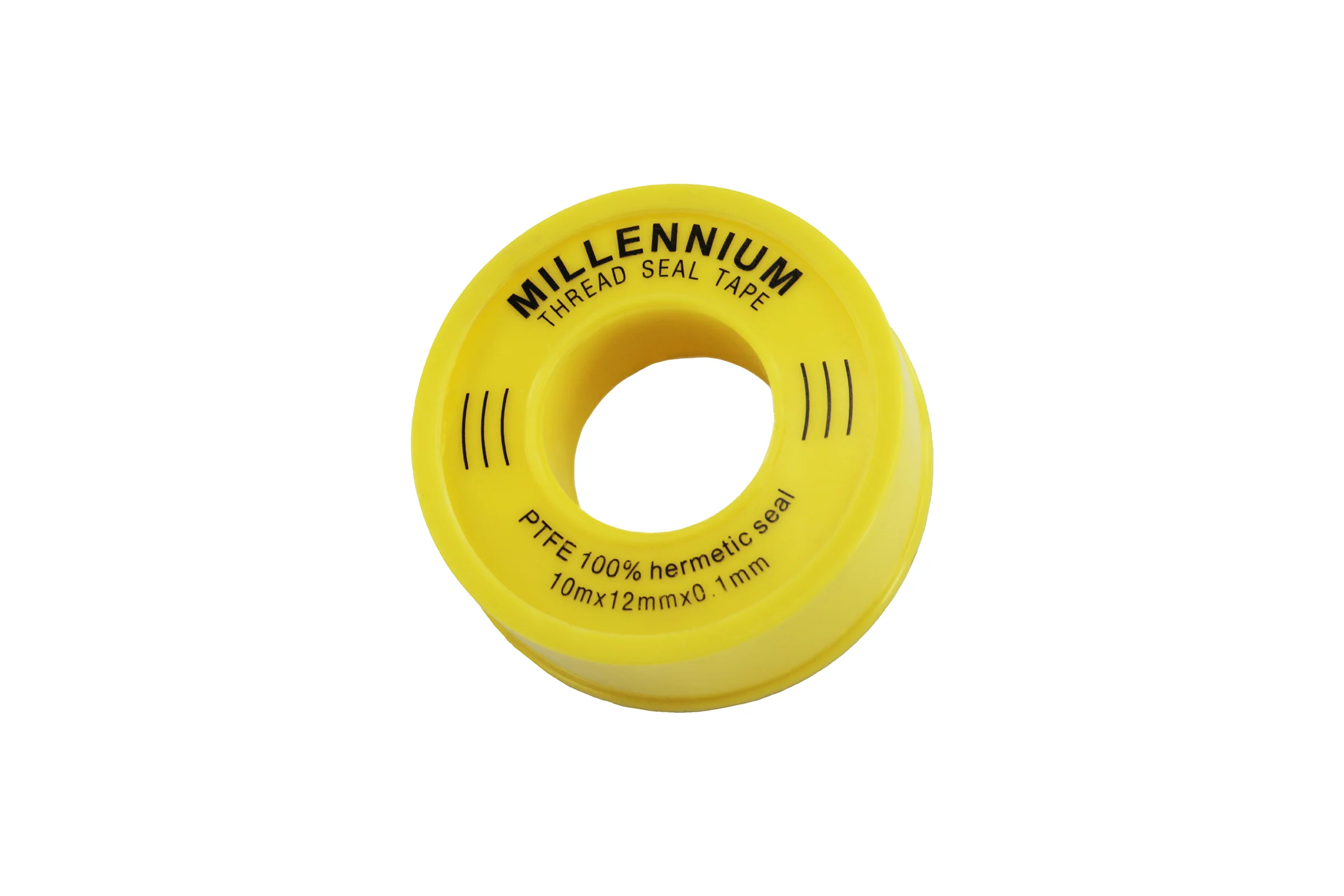 ФУМ-лента Millennium 12 ммх0,10 ммх10 м, жёлтая FLMY1001