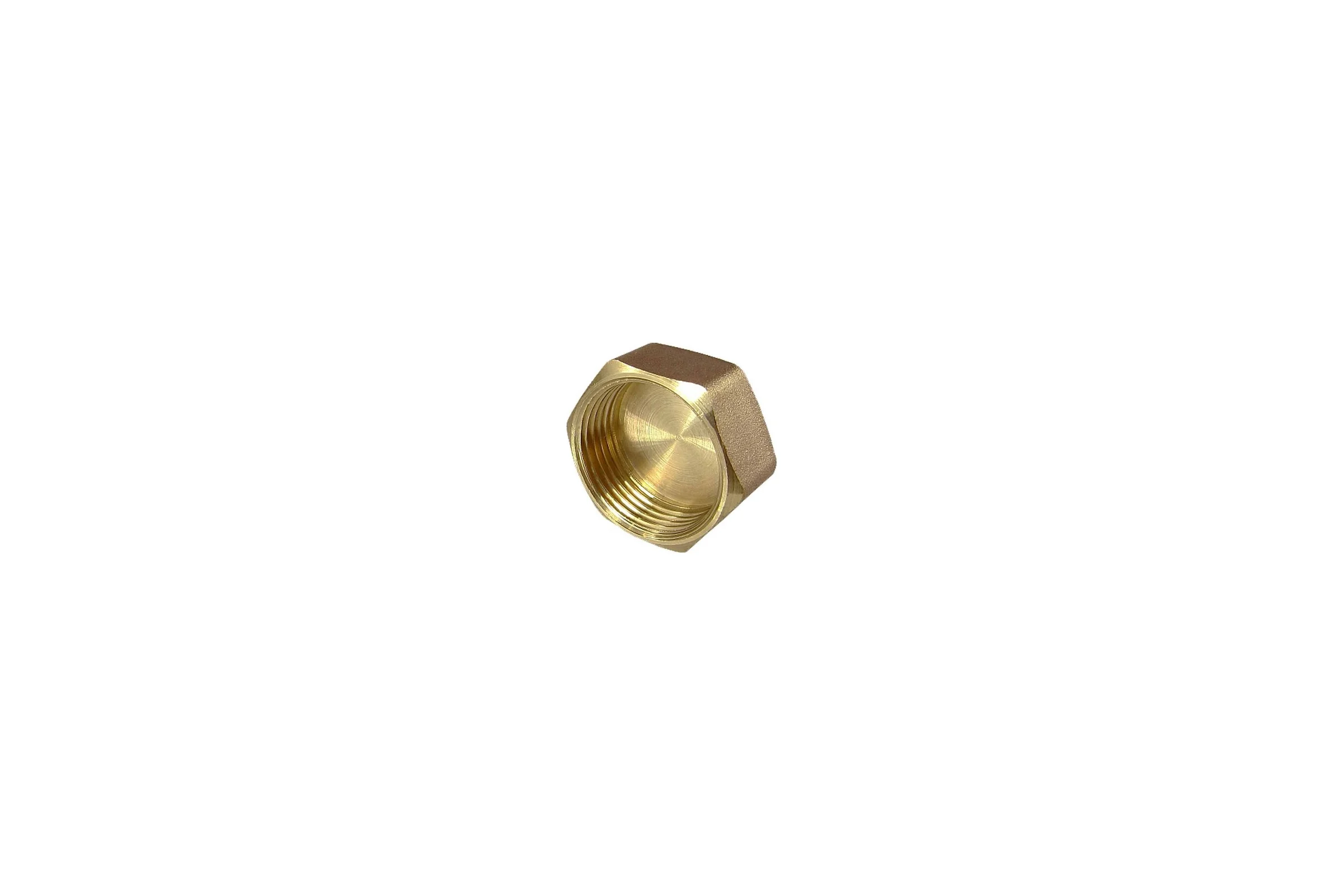 Заглушка латунная Millennium 3/4" с внутренней резьбой для трубопроводов LZF3434