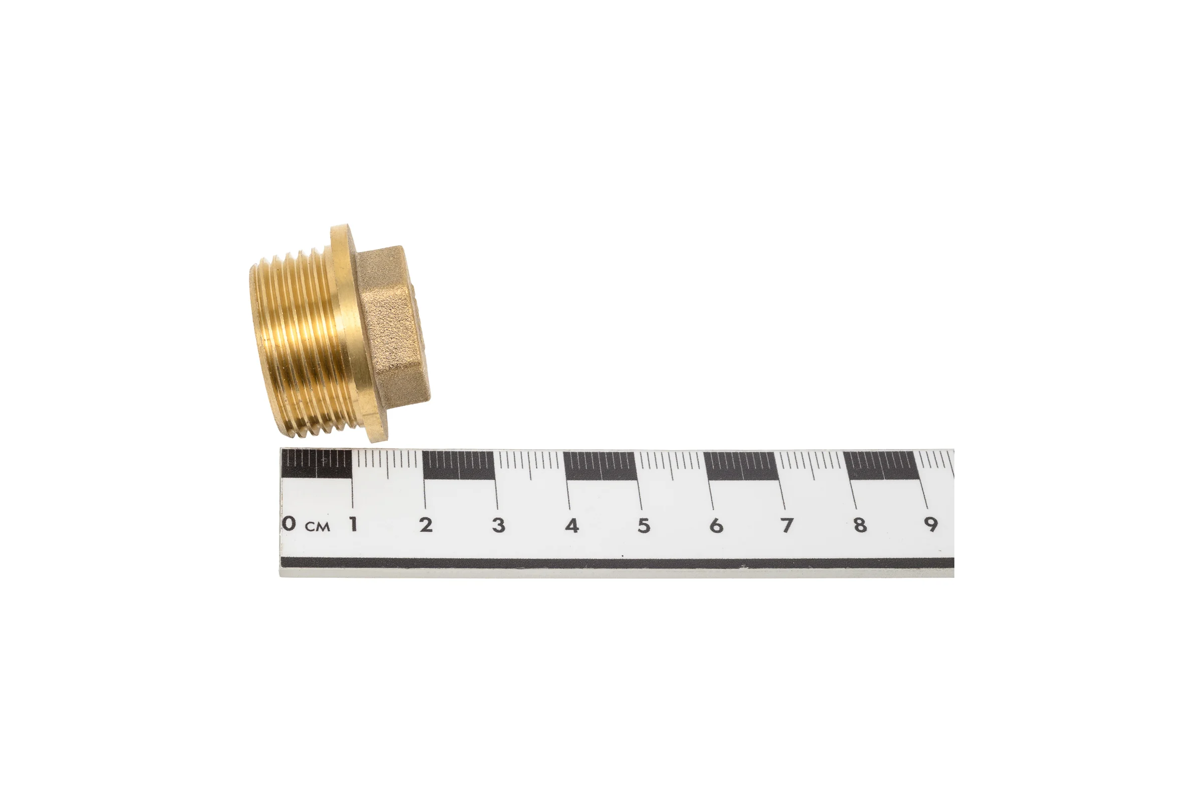 Заглушка латунная под пломбу Millennium 3/4" с наружной резьбой LZMP3434