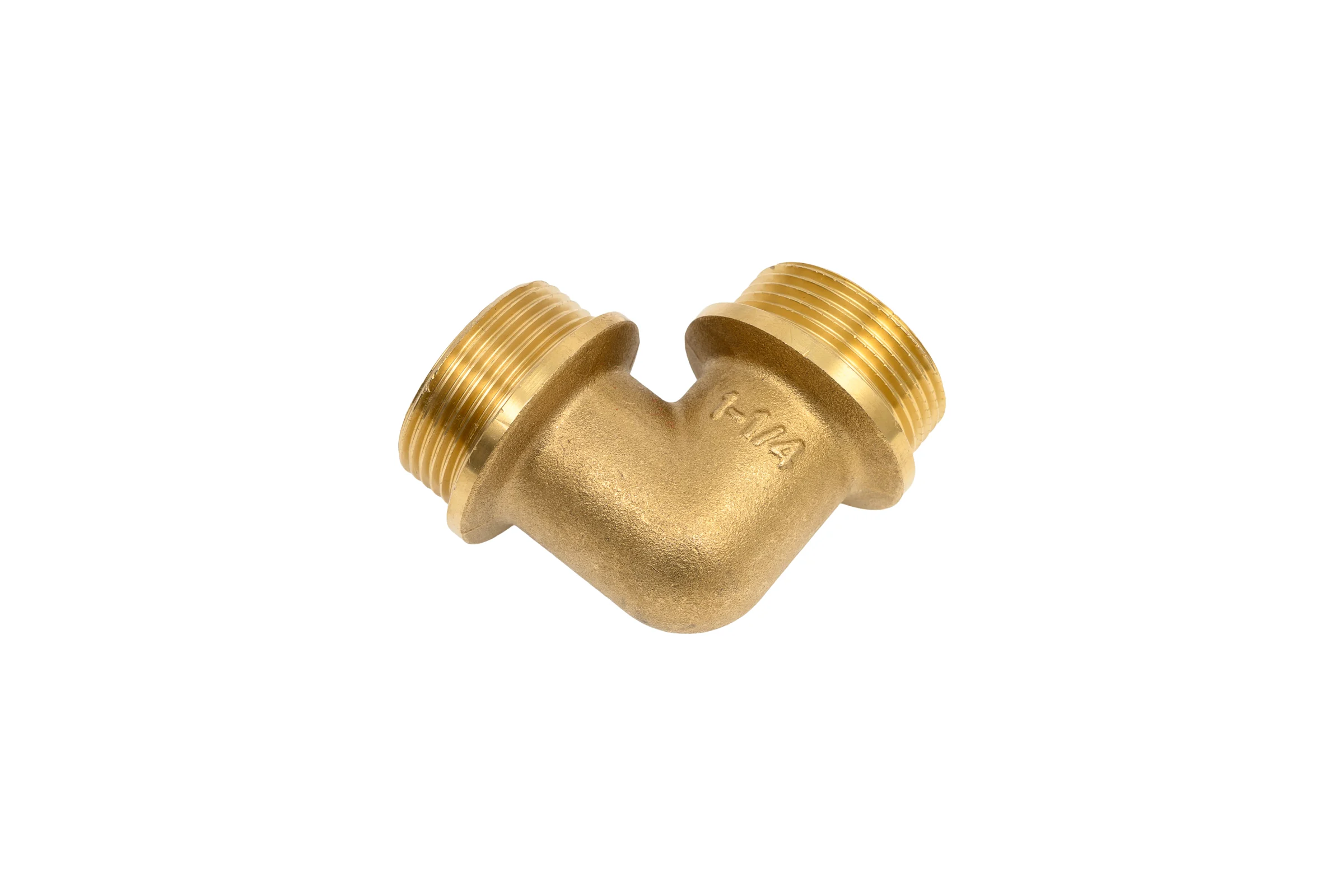 Угольник латунный Millennium 1 1/4" х 1 1/4" наружная/наружная резьба LUMM3232
