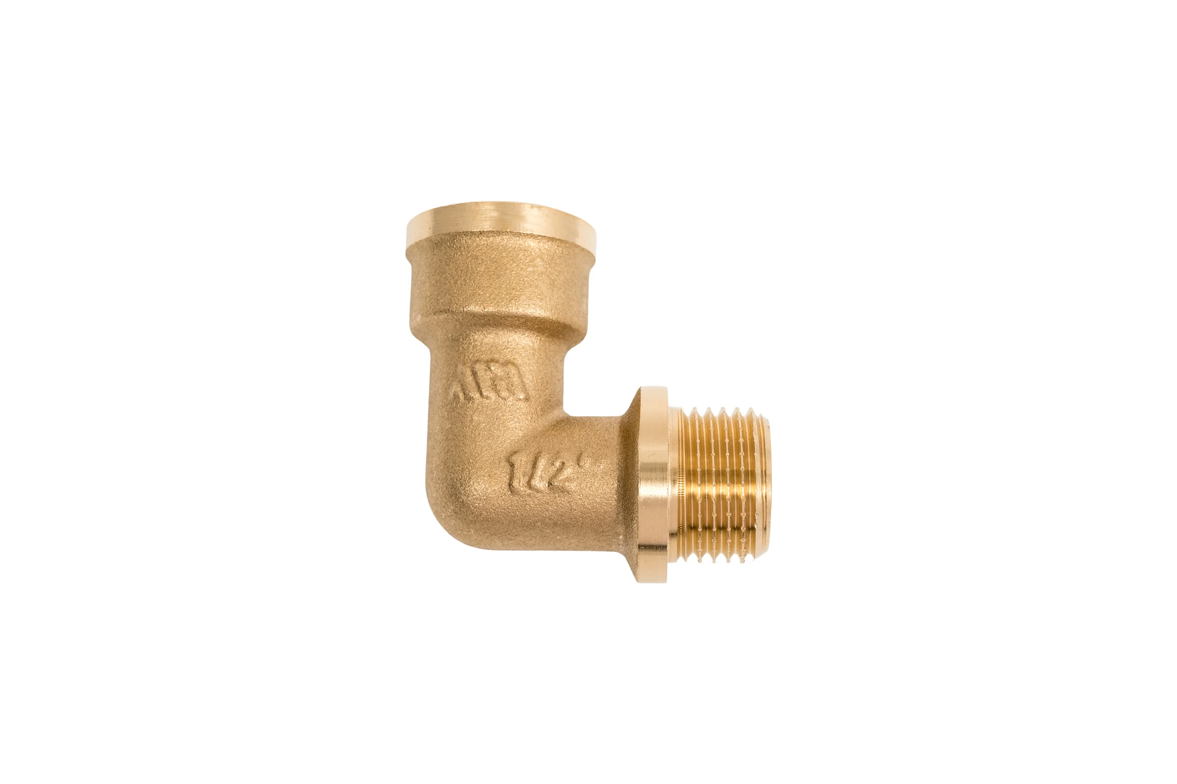 Угольник латунный Millennium 1/2" x 1/2" внутренняя/наружная резьба LUFM1212