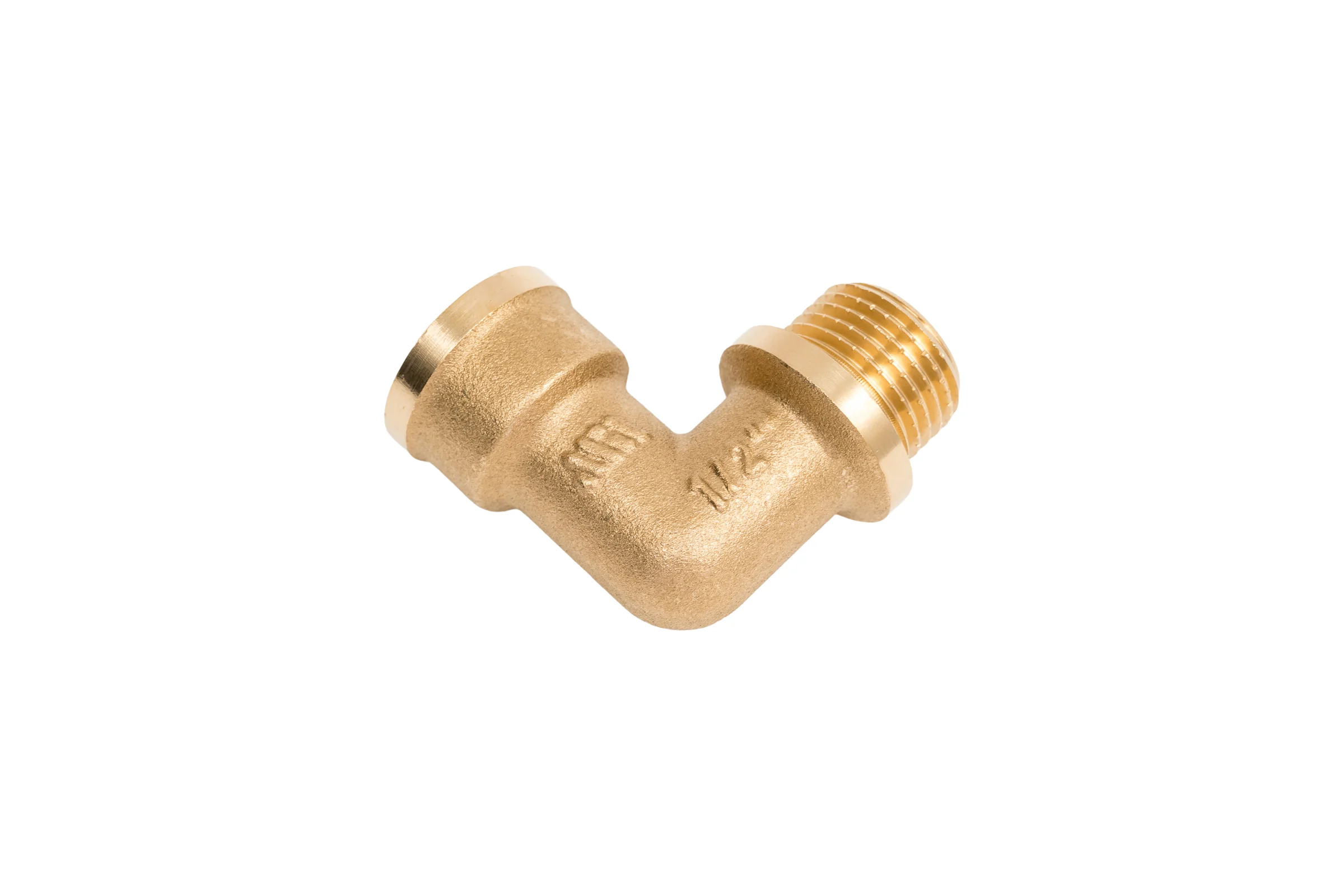Угольник латунный Millennium 1/2" x 1/2" внутренняя/наружная резьба LUFM1212