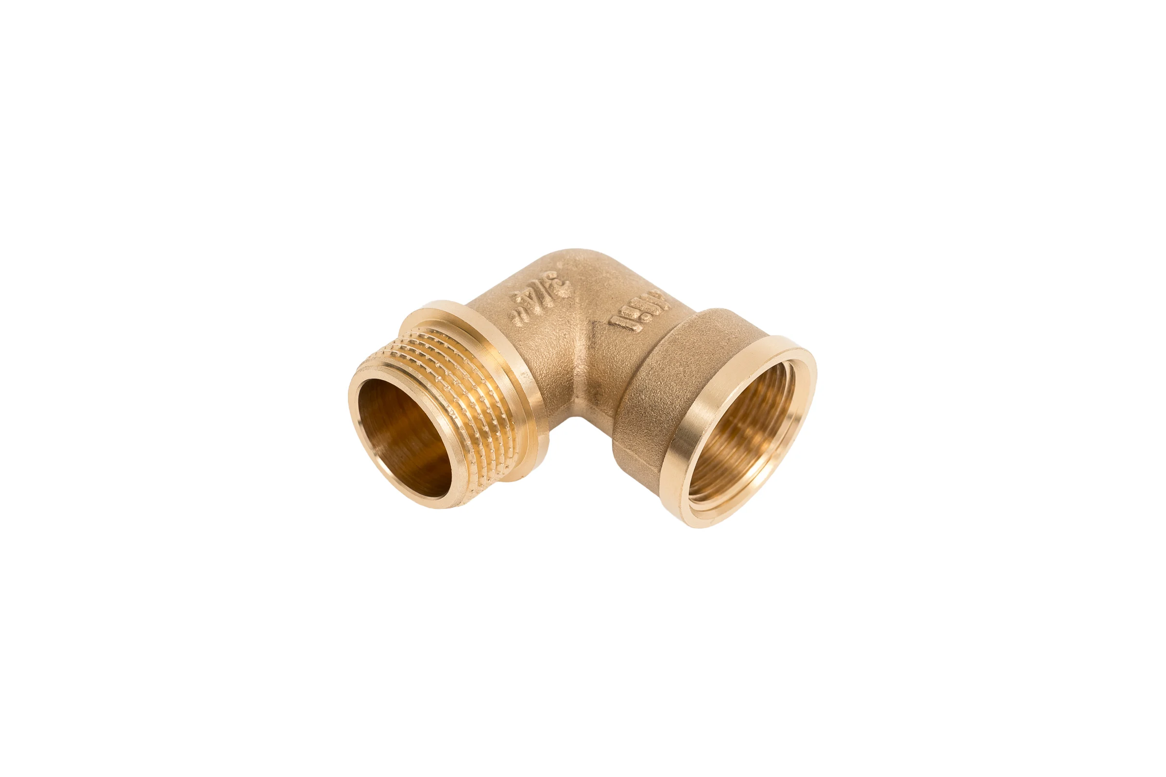 Угольник латунный Millennium 3/4" x 3/4" внутренняя/наружная резьба LUFM3434