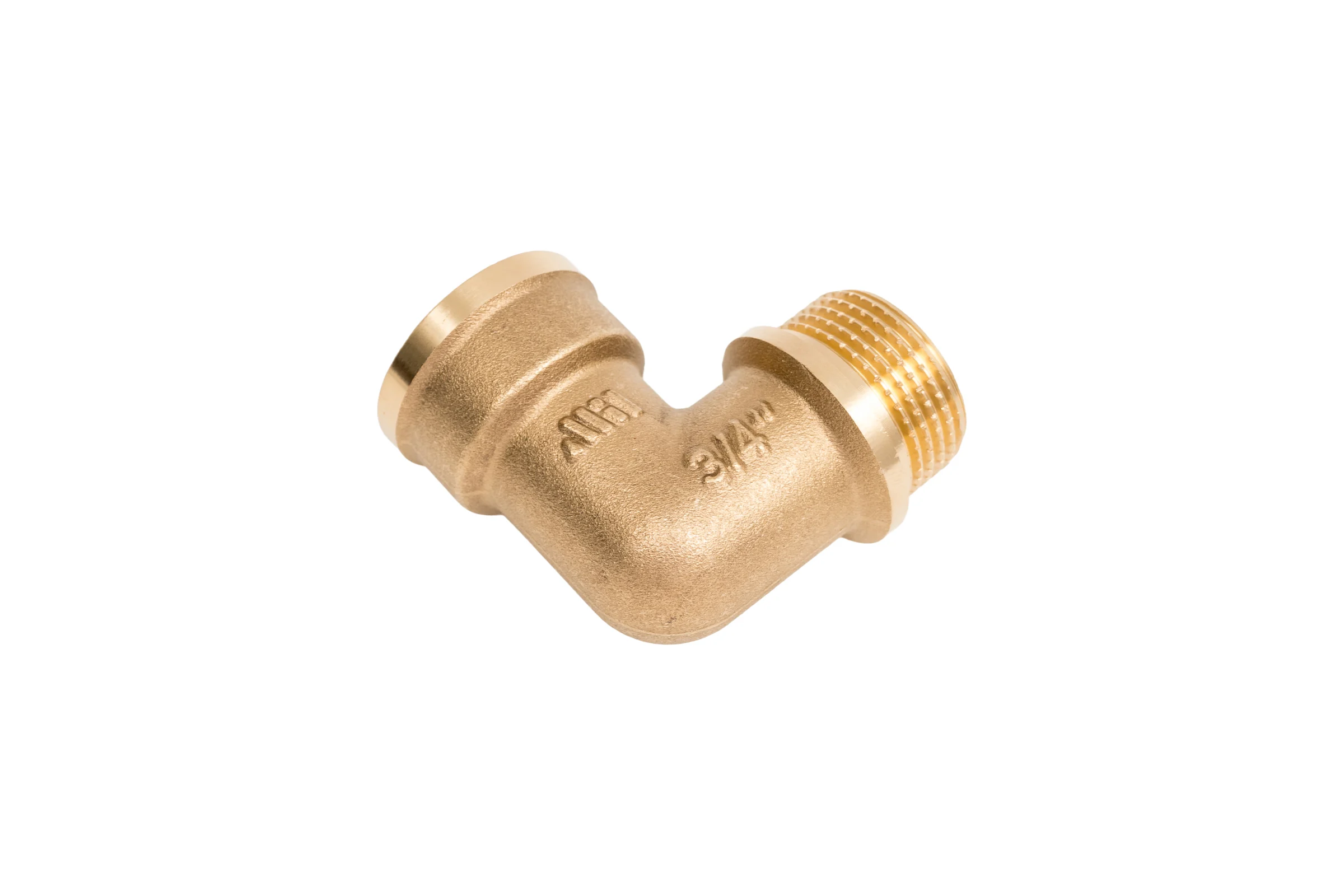 Угольник латунный Millennium 3/4" x 3/4" внутренняя/наружная резьба LUFM3434