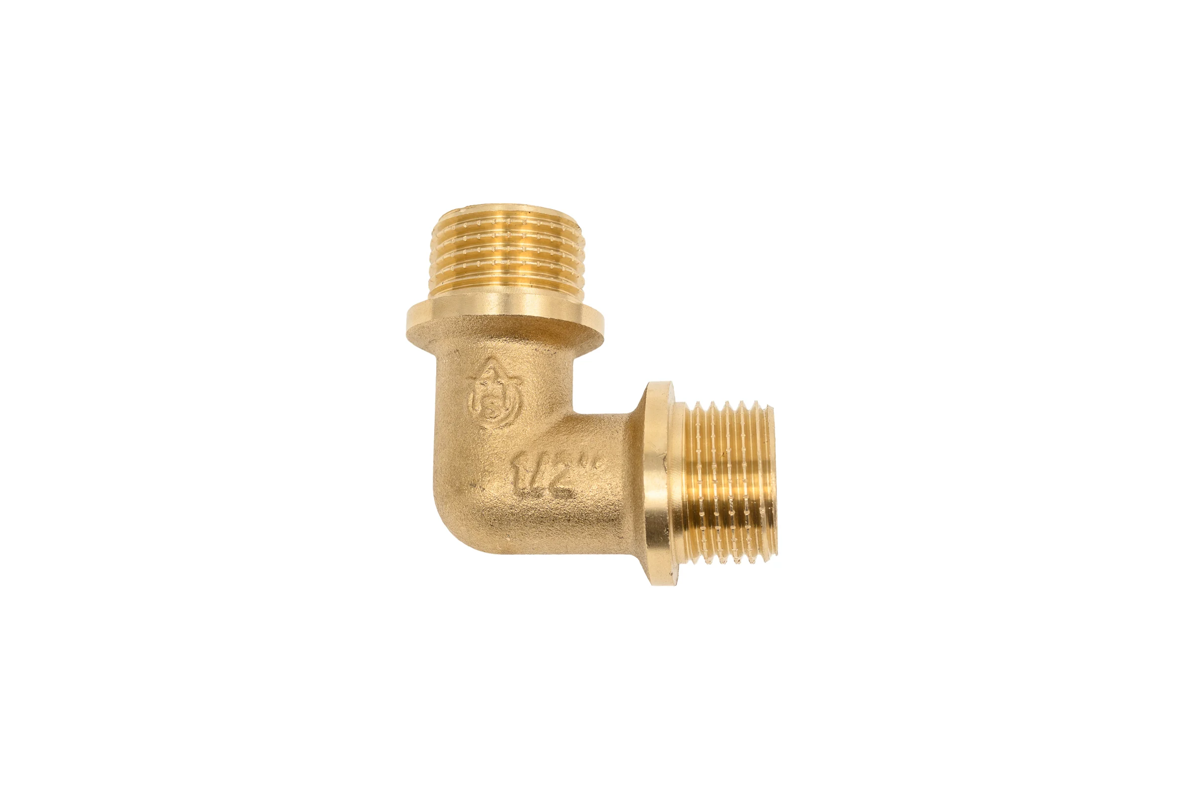 Угольник латунный Millennium 1/2" x 1/2" наружная/наружная резьба LUMM1212