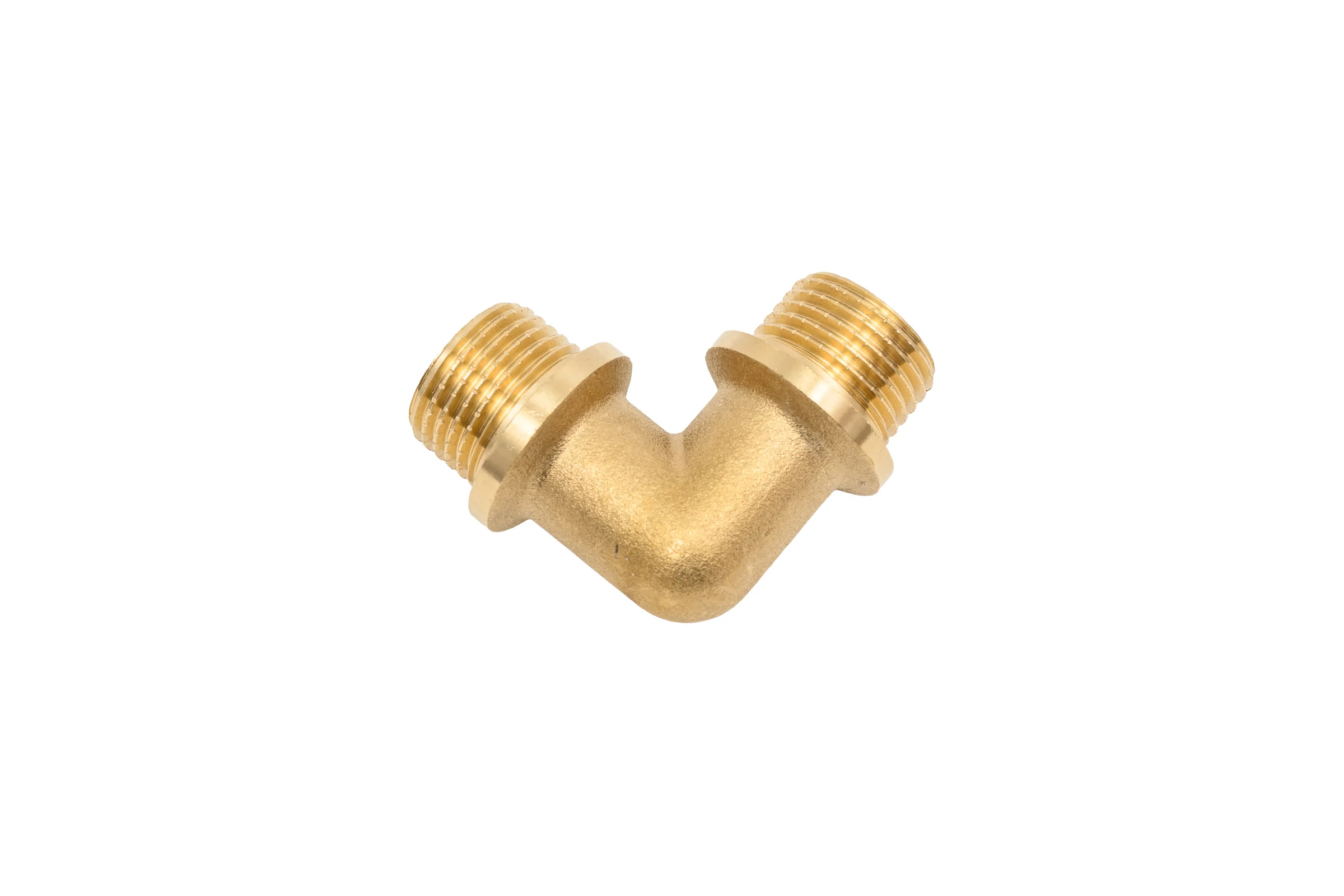 Угольник латунный Millennium 1/2" x 1/2" наружная/наружная резьба LUMM1212