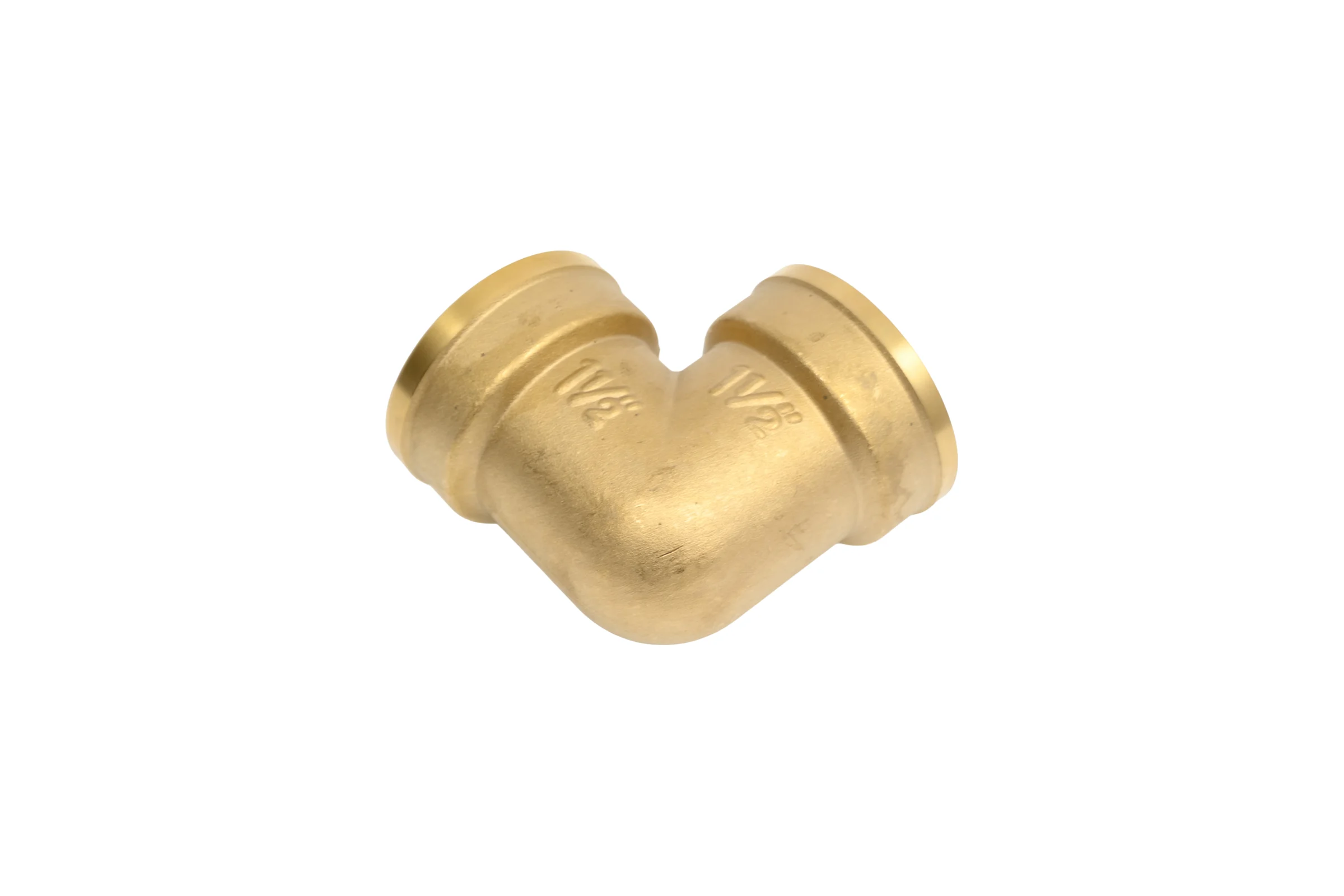 Угольник латунный Millennium 1 1/2" x 1 1/2" внутренняя/внутренняя резьба LUFF4040