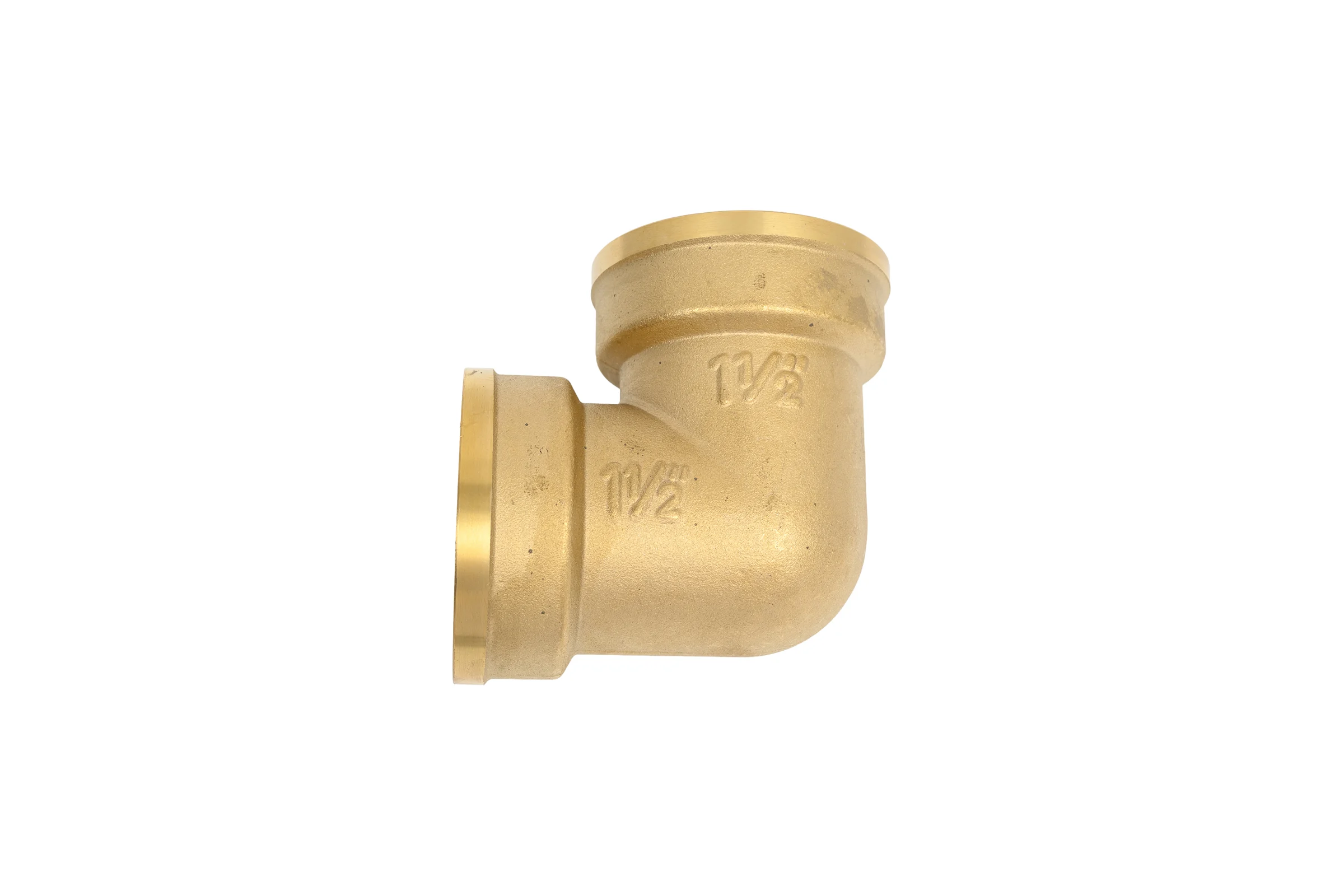 Угольник латунный Millennium 1 1/2" x 1 1/2" внутренняя/внутренняя резьба LUFF4040